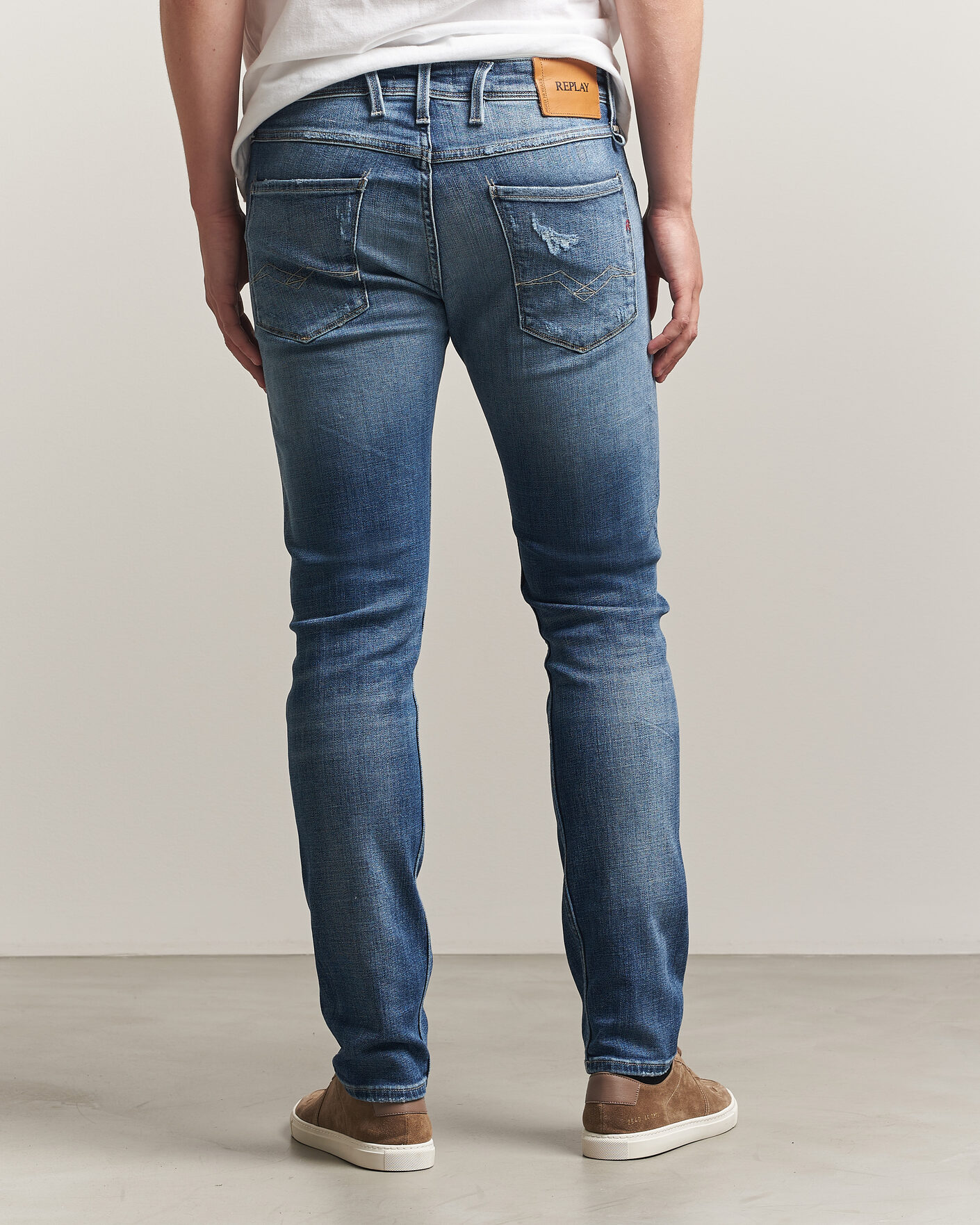 Homme | Jeans | Replay | Anbass 10 Years Wash Jeans Medium Blue