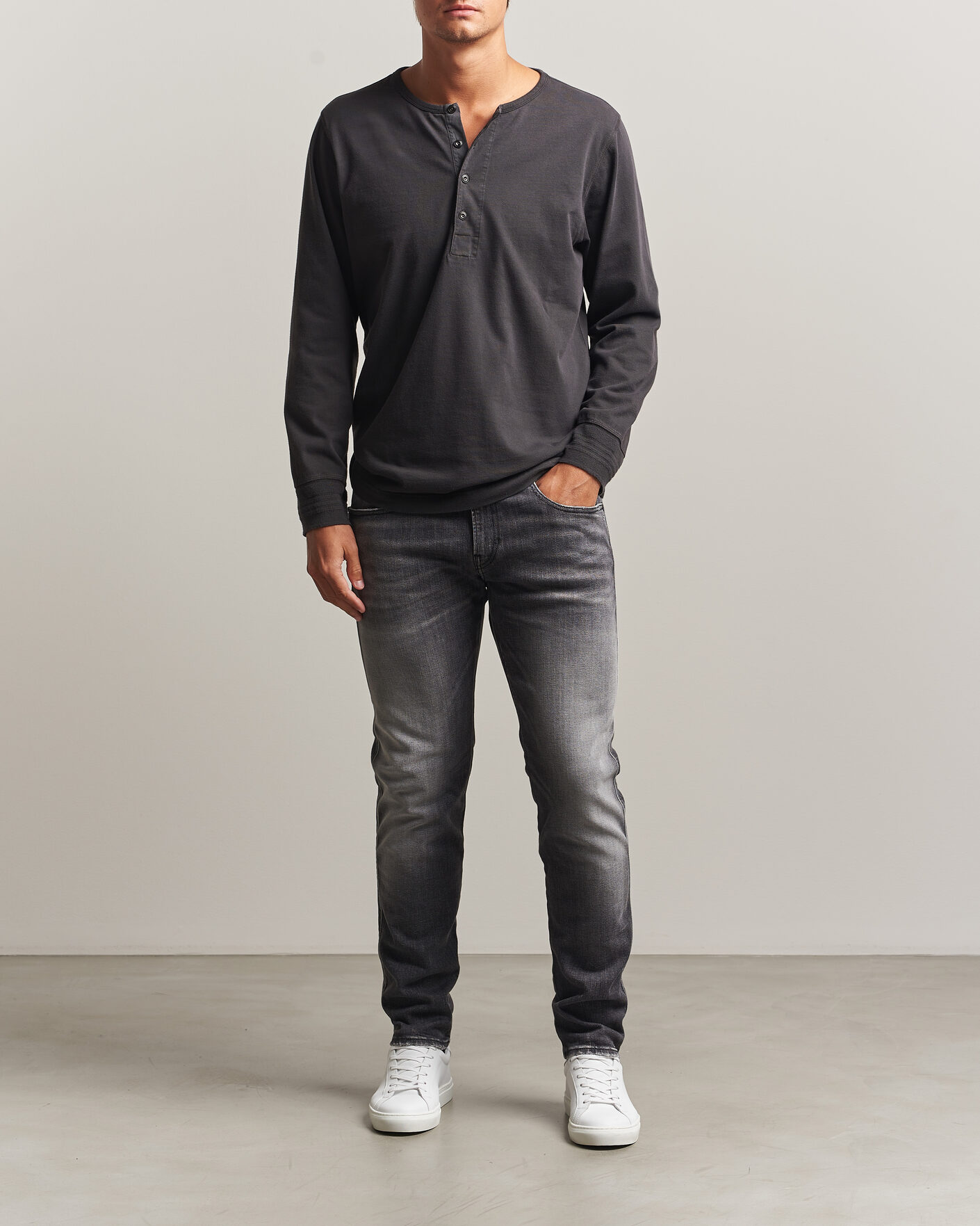 Homme | Jeans | Replay | Anbass 5 Years Wash Jeans Dark Grey