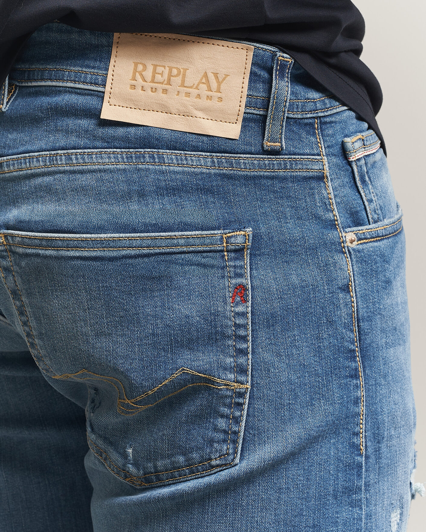 Homme | Jeans | Replay | Grover Super Stretch DNA Jeans Medium Blue
