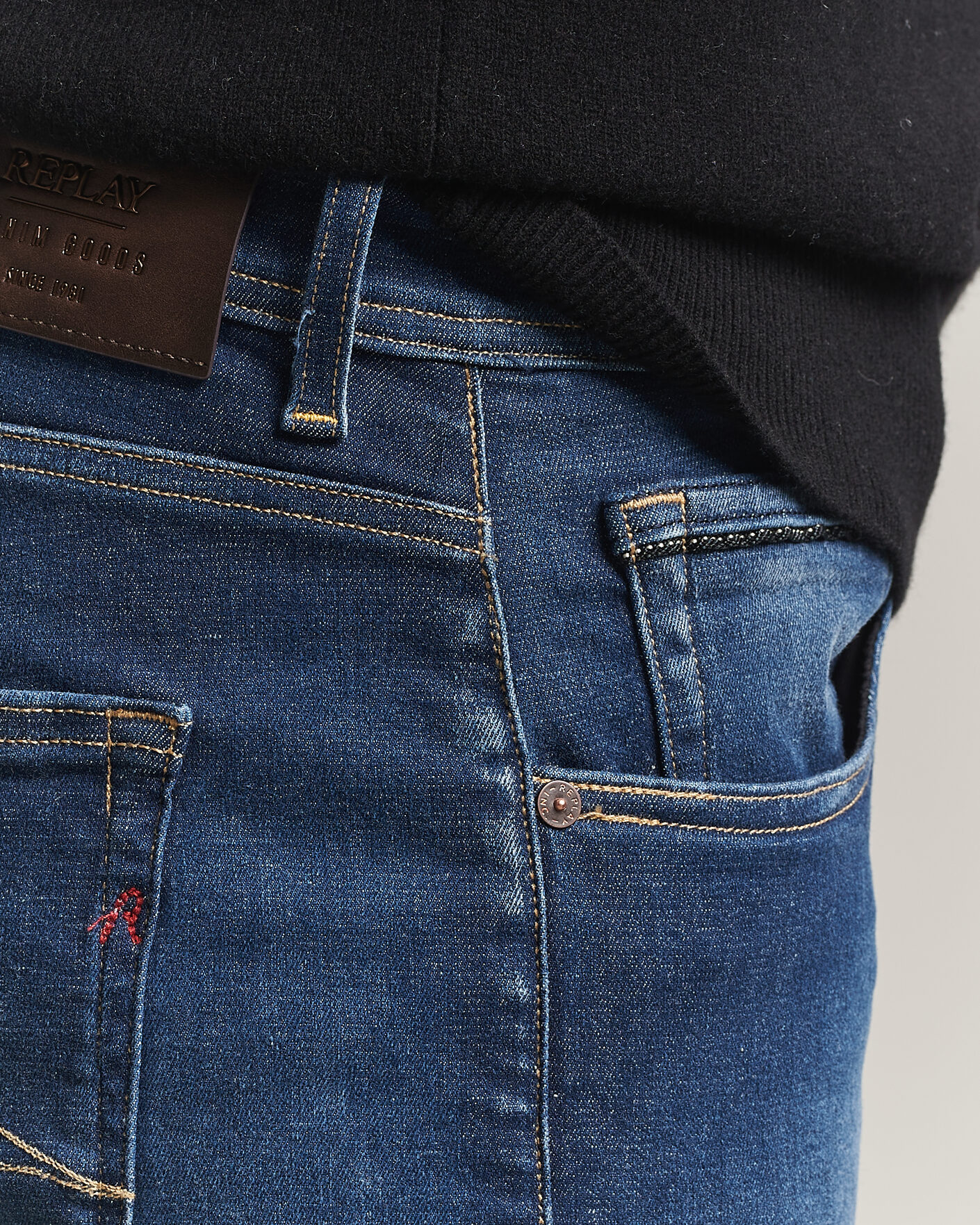 Homme | Jeans | Replay | Grover Hyperflex Jeans Dark Blue