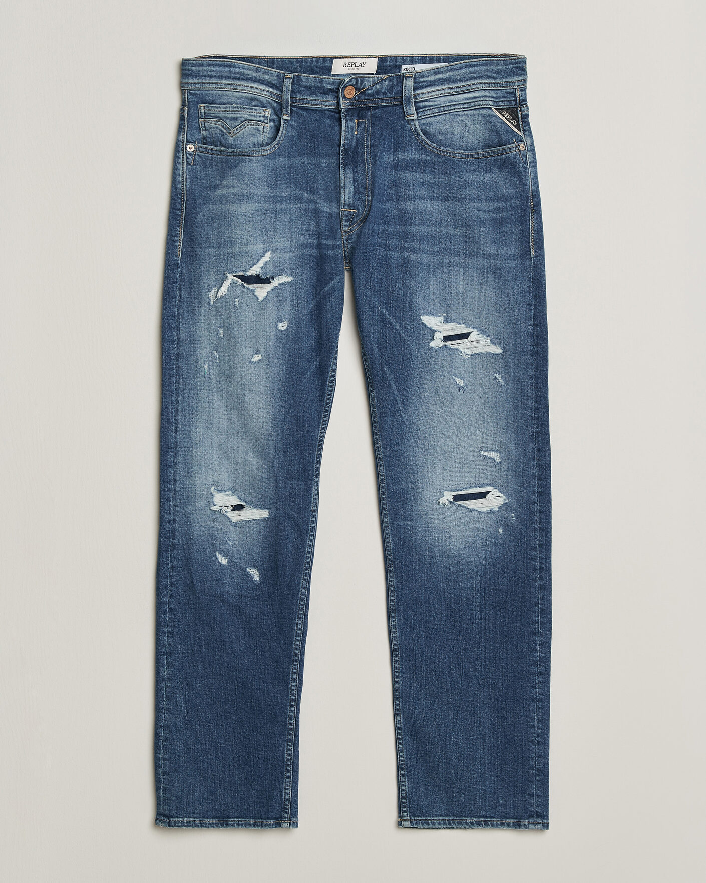 Homme | Jeans | Replay | Rocco Comfort Fit Super Stretch DNA Jeans Medium Blue