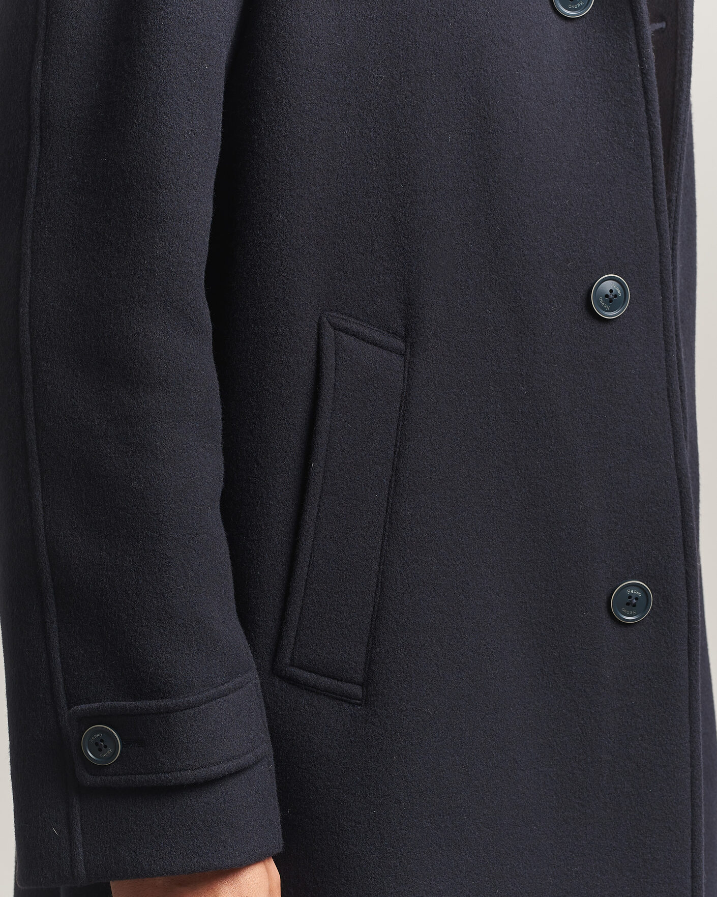 Homme | Manteaux Et Vestes | Herno | Raglan Wool Coat Navy