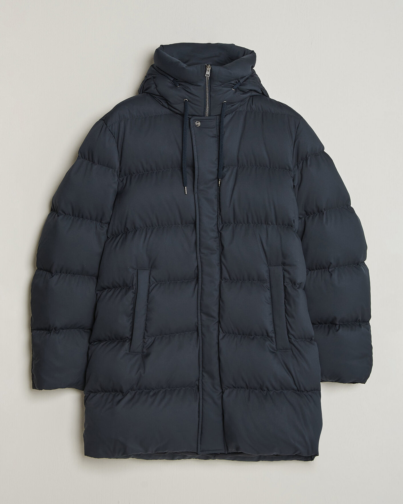Homme | Manteaux Et Vestes | Herno | Faux Fur Down Parka Navy