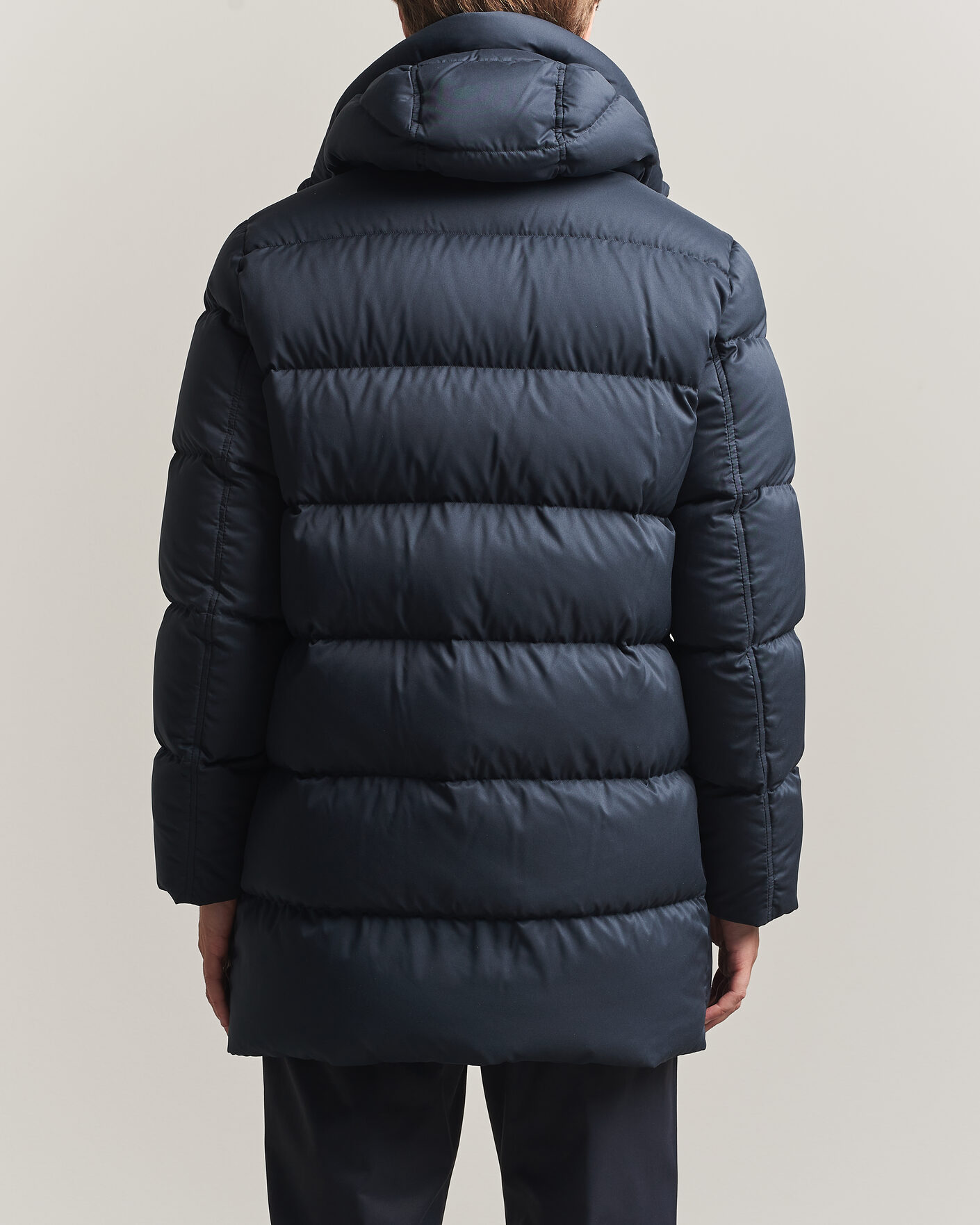 Homme | Manteaux Et Vestes | Herno | Faux Fur Down Parka Navy