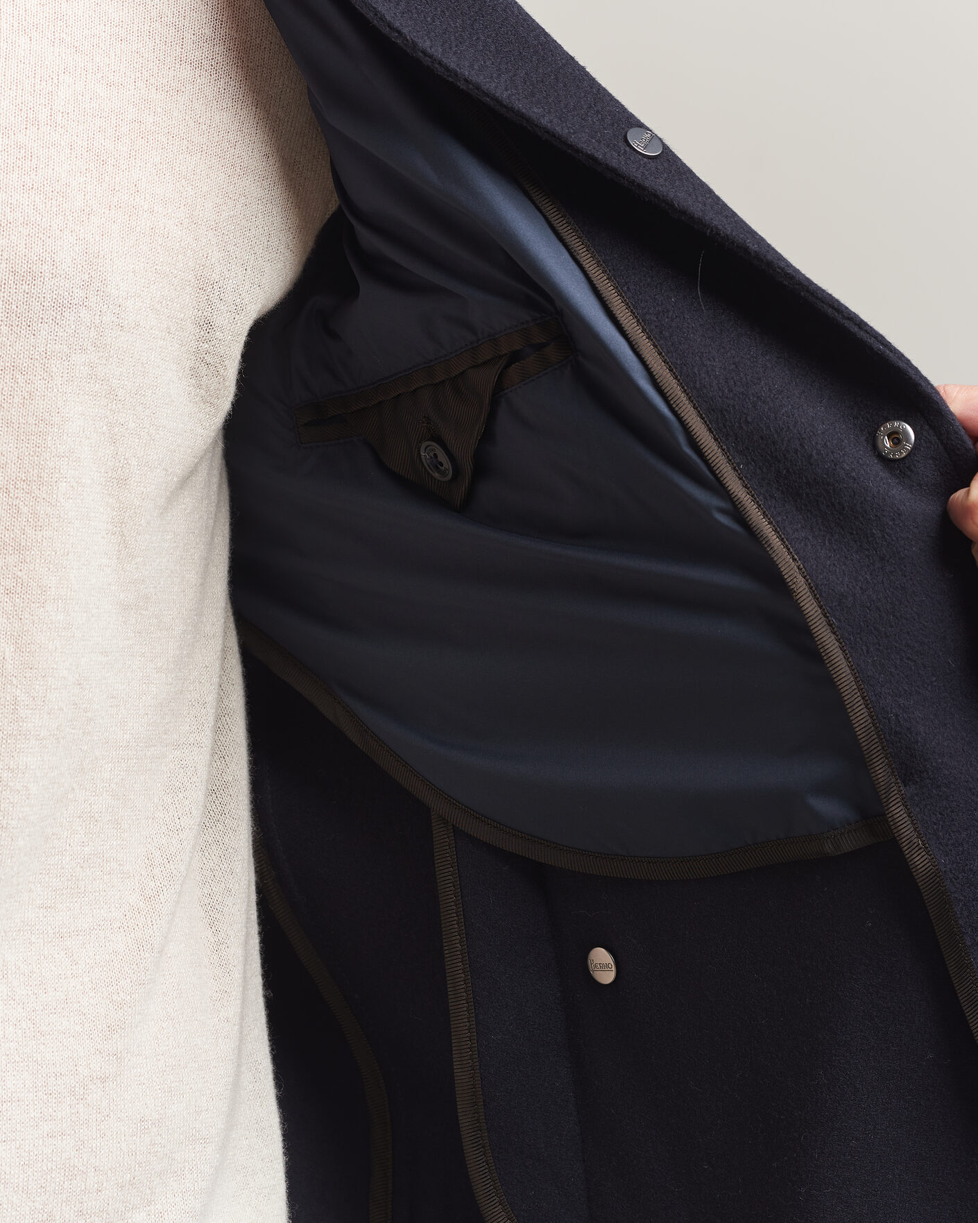 Homme | Manteaux Et Vestes | Herno | Cashmere Overshirt Navy