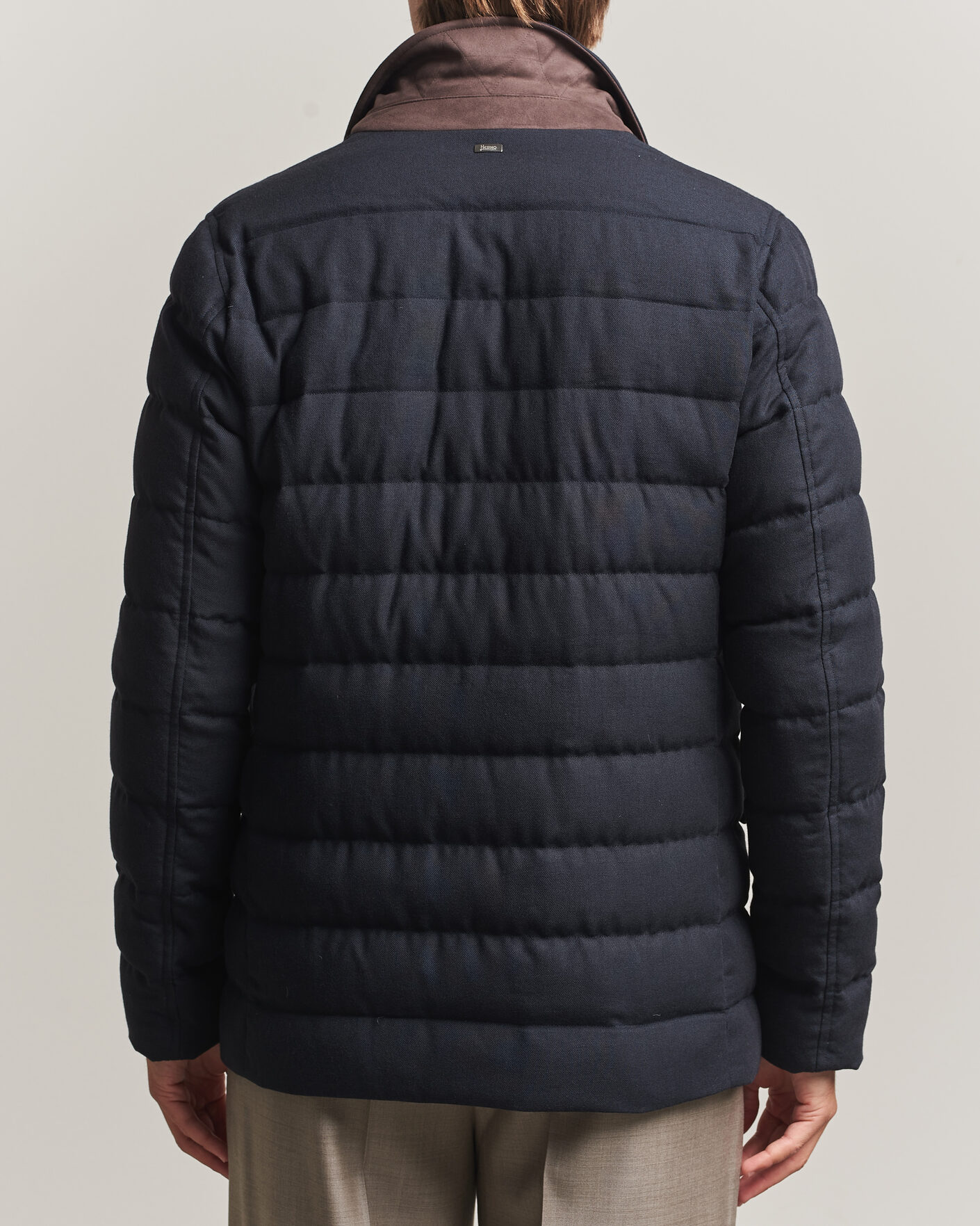 Homme | Manteaux Et Vestes | Herno | Flannel Down Blazer Navy