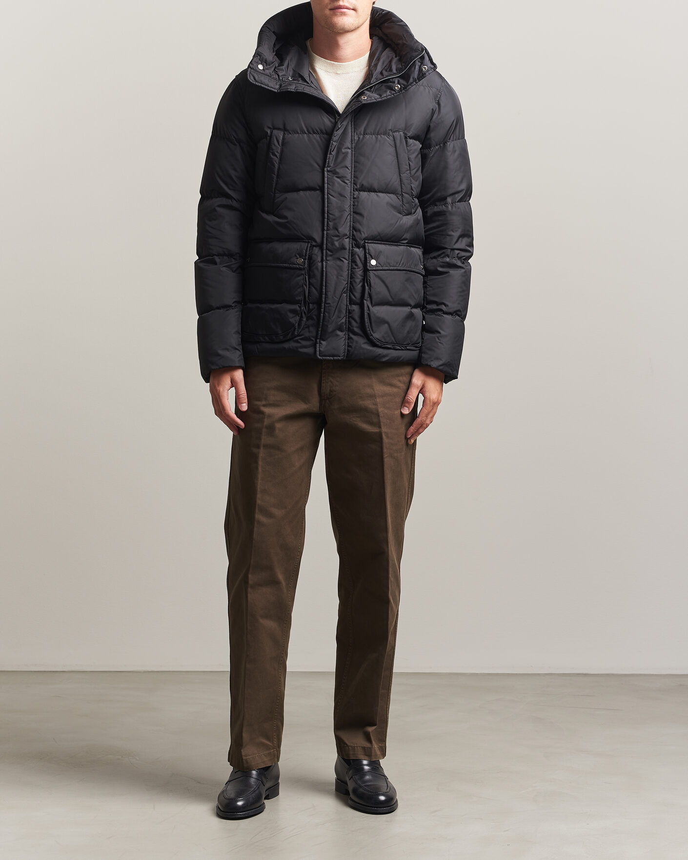 Homme | Manteaux Et Vestes | Herno | Chamonix Down Parka Black