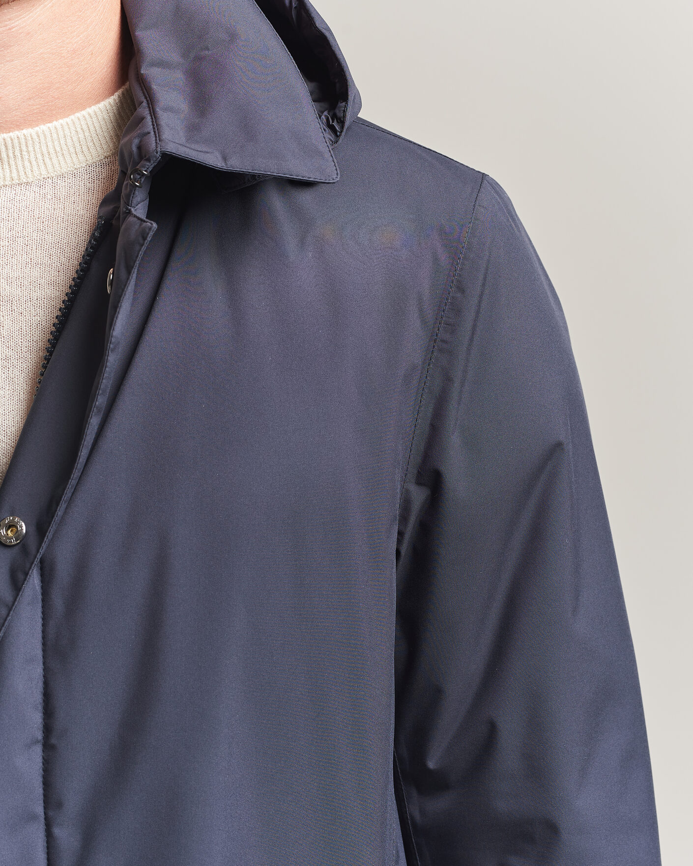 Homme | Manteaux Et Vestes | Herno | Waterproof Nylon Coat Navy