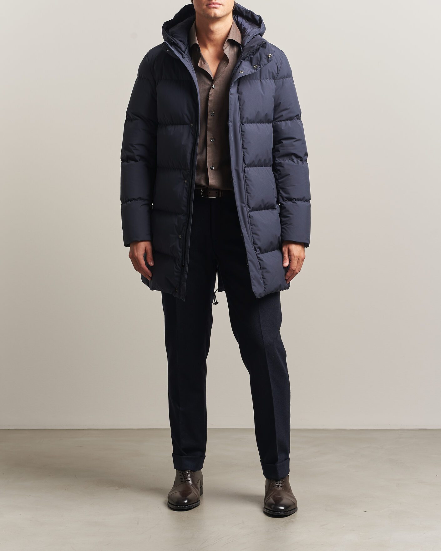 Homme | Manteaux Et Vestes | Herno | Waterproof Down Parka Navy