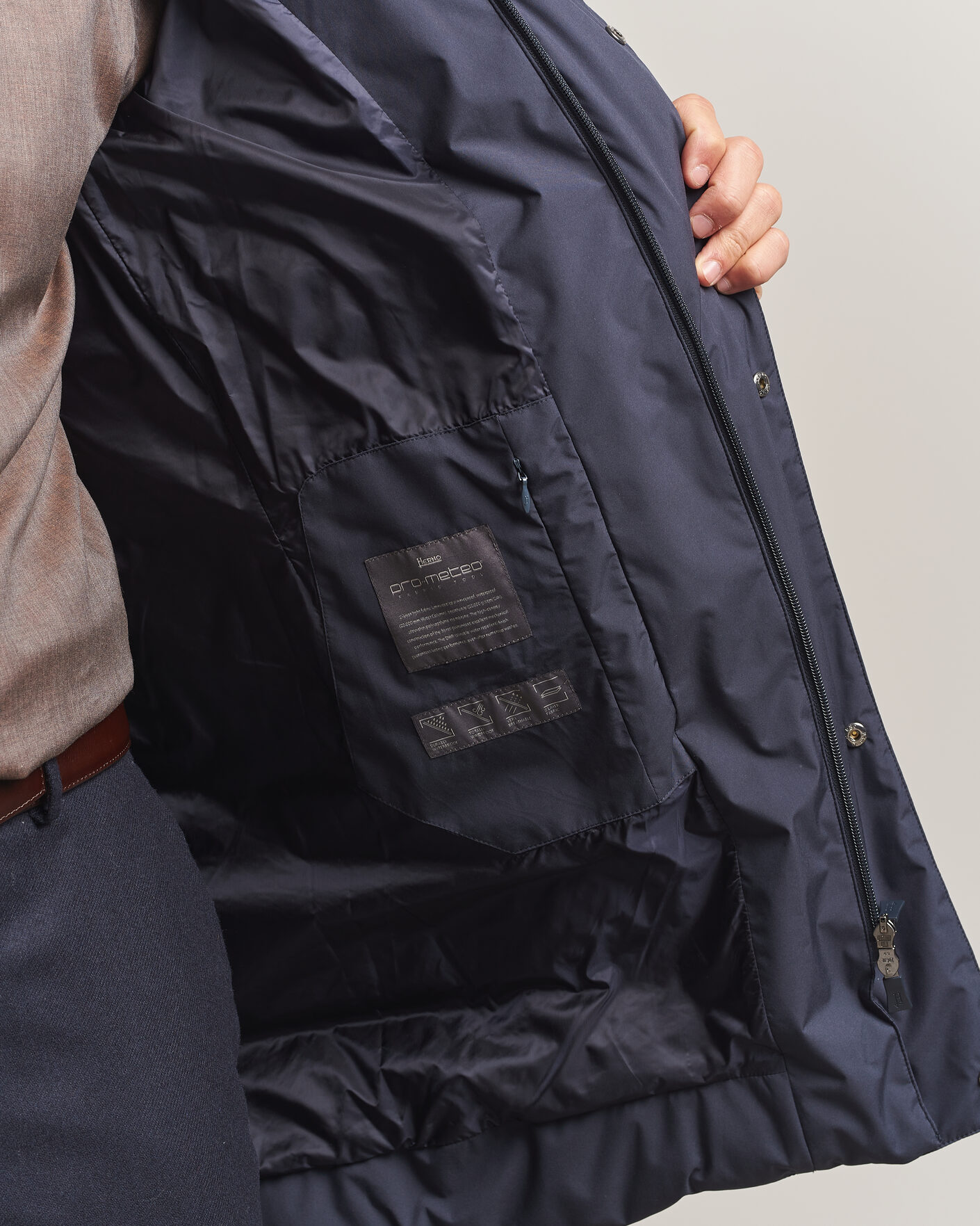 Homme | Manteaux Et Vestes | Herno | Waterproof Down Parka Navy