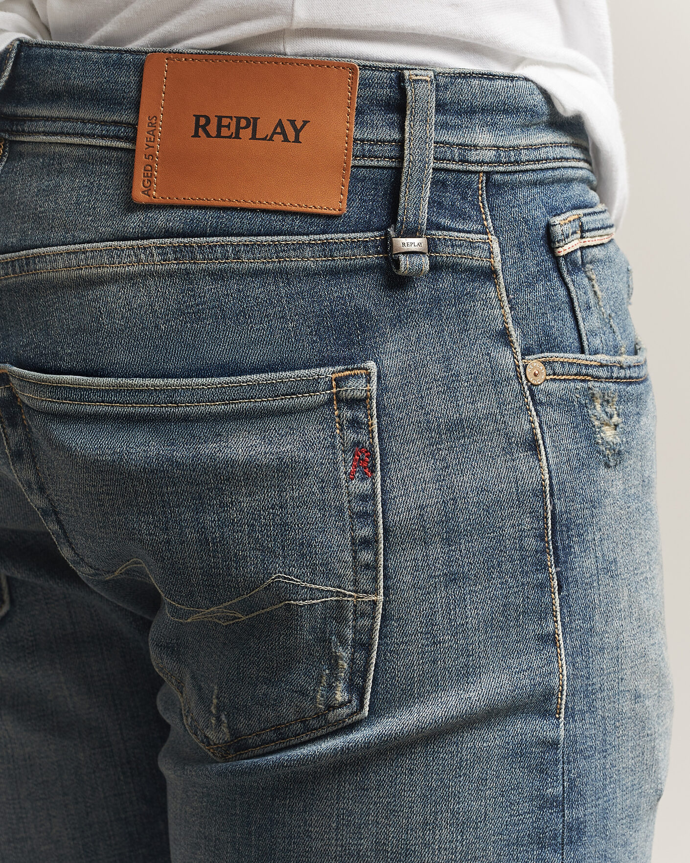 Homme | Jeans | Replay | Grover 5 Years Wash Jeans Medium Blue