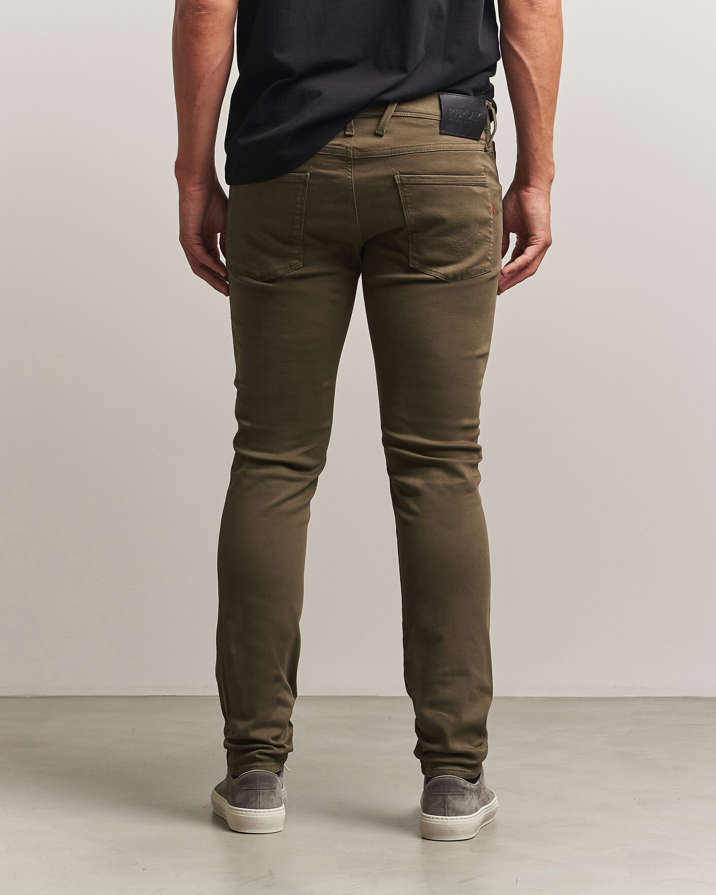 Homme | Pantalons | Replay | Anbass Hyperflex 5-Pocket Pants Ivy Green