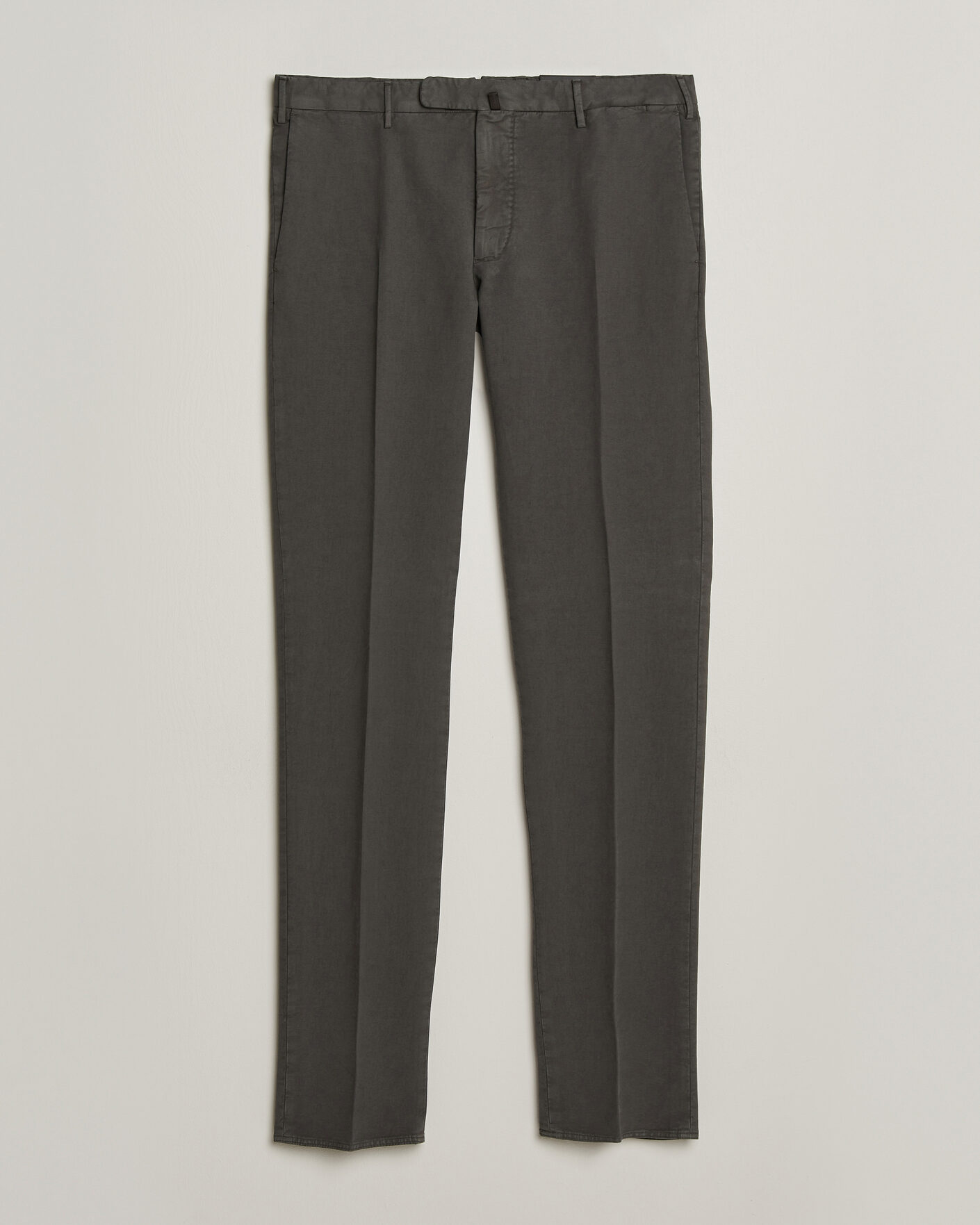 Homme | Pantalons | Incotex | Slim Fit Soft Cotton Stretch Chinos Dark Grey