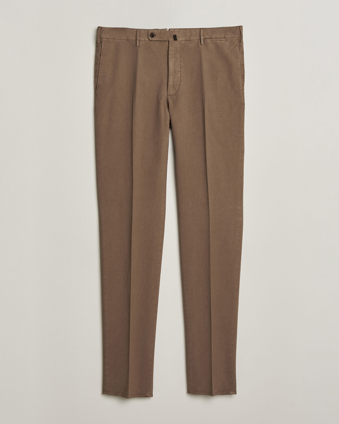 Homme | Pantalons | Incotex | Regular Fit Soft Cotton Stretch Chinos Taupe