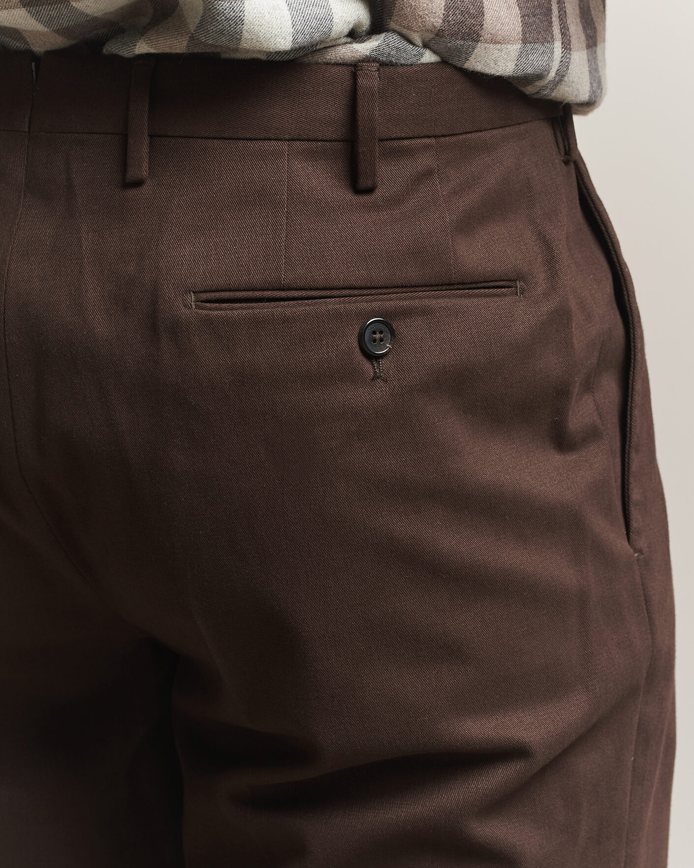 Homme | Pantalons | Incotex | Regular Fit Cotton/Cashmere Trousers Military