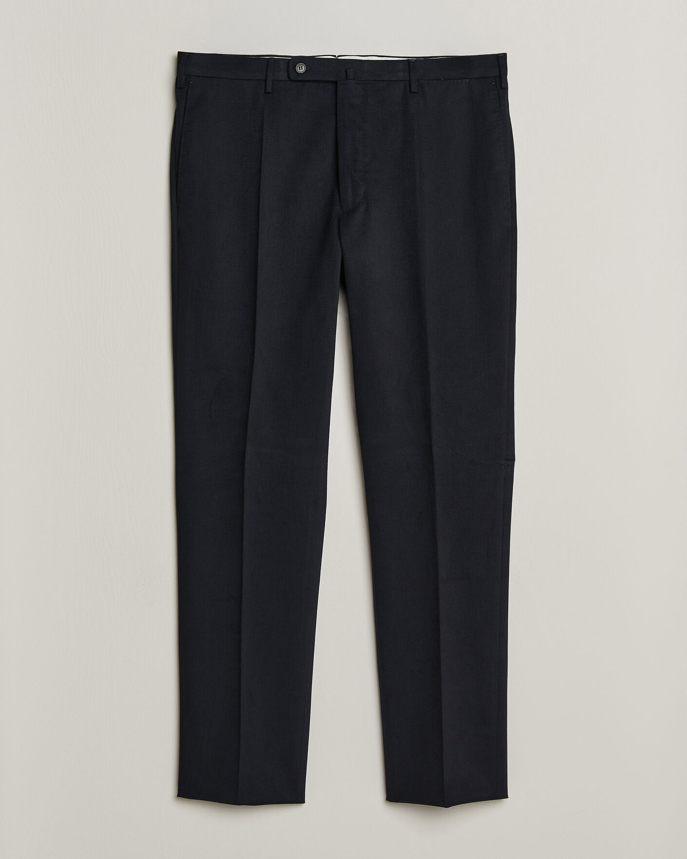 Homme | Pantalons | Incotex | Regular Fit Cotton/Cashmere Trousers Navy