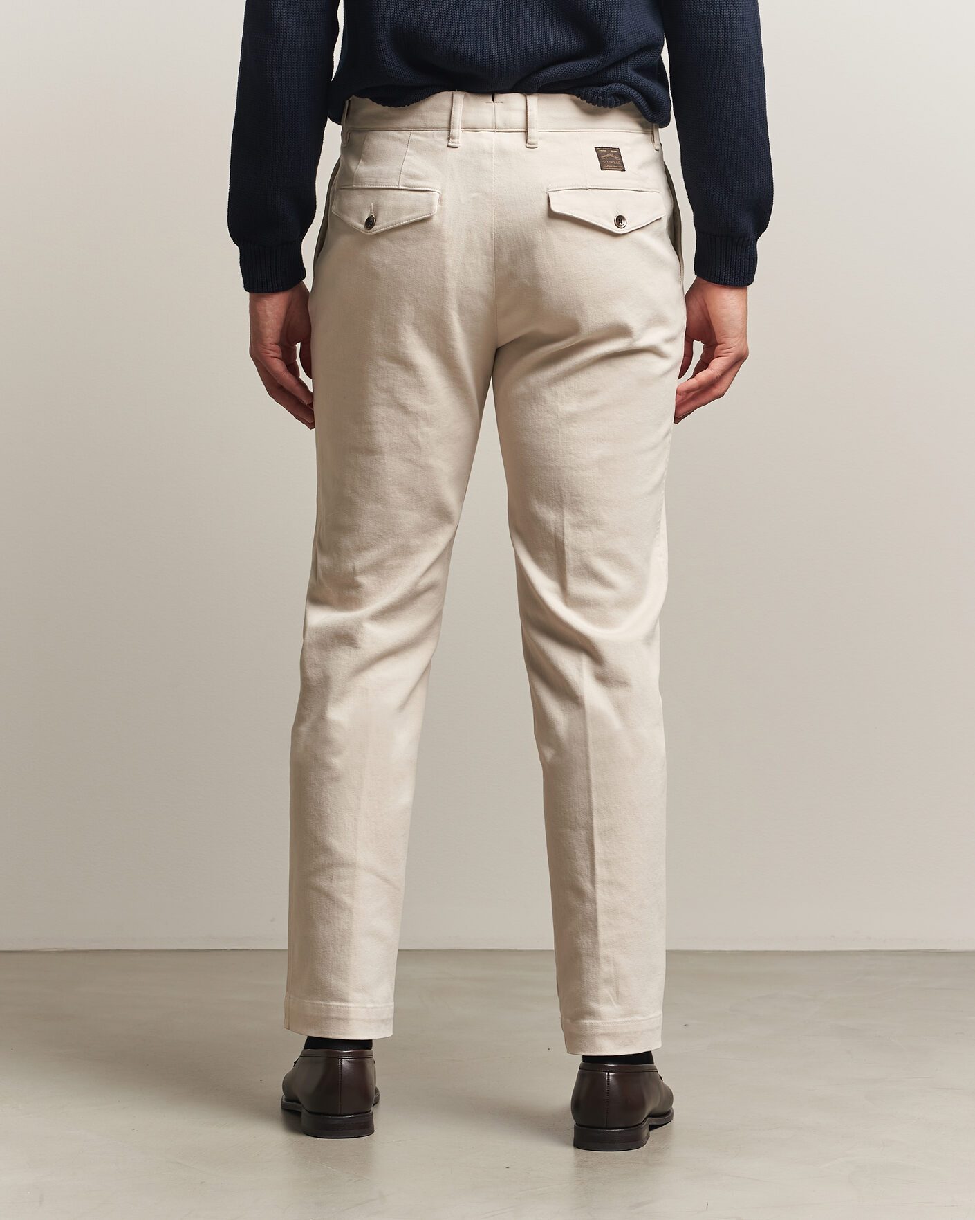 Homme | Pantalons | Incotex | Regular Fit Cover Chinos Off White