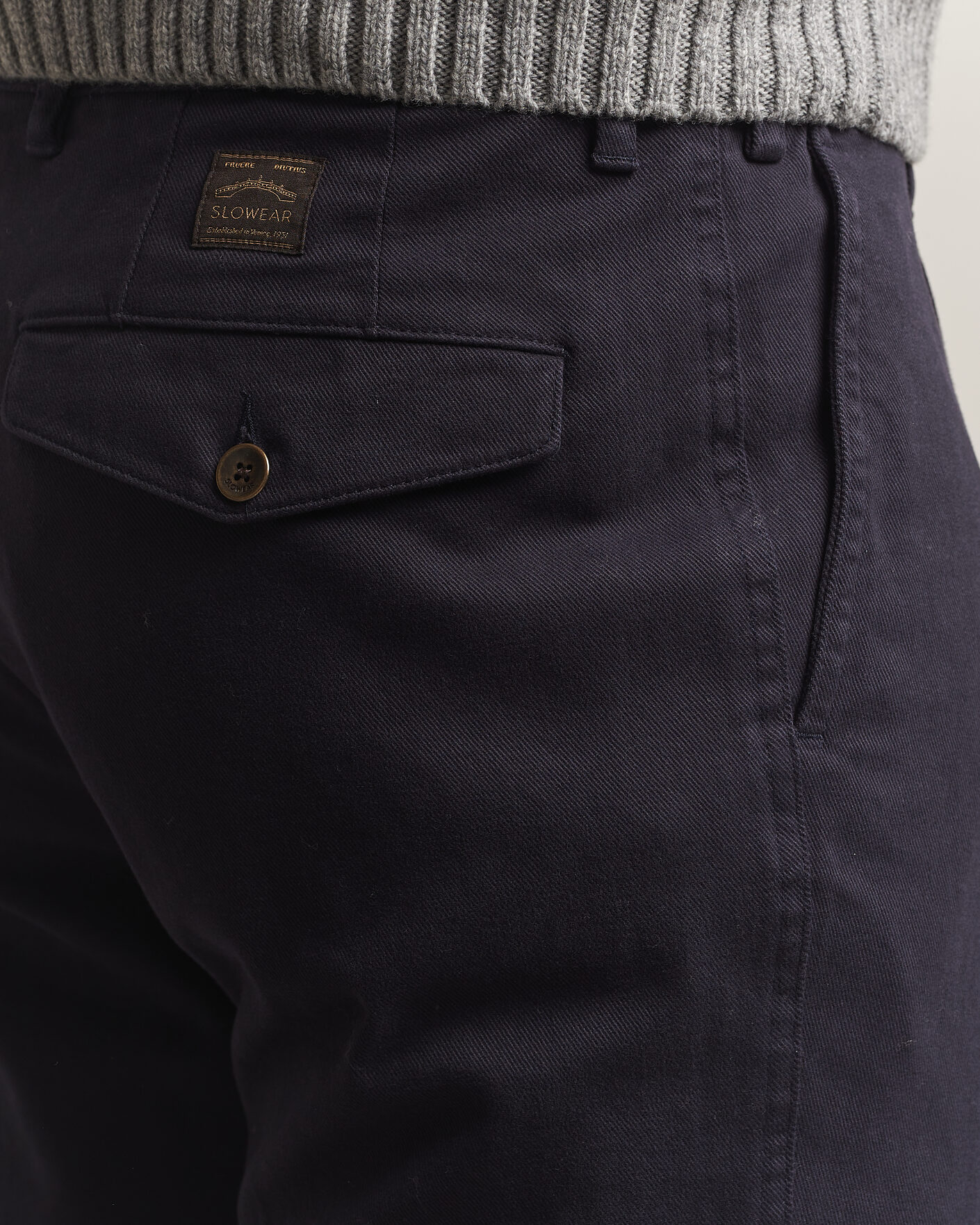 Homme | Pantalons | Incotex | Regular Fit Cover Chinos Navy