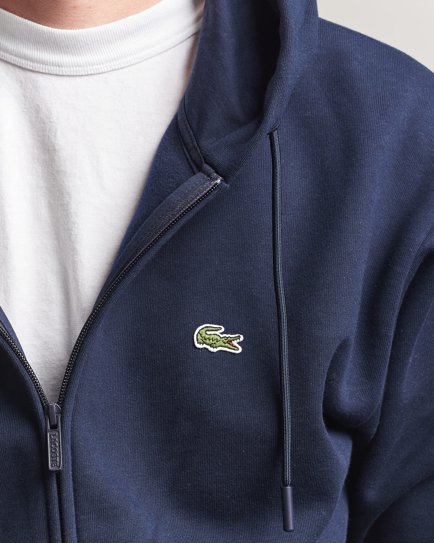 Homme | Pulls Et Tricots | Lacoste | Full Zip Hoodie Navy Blue