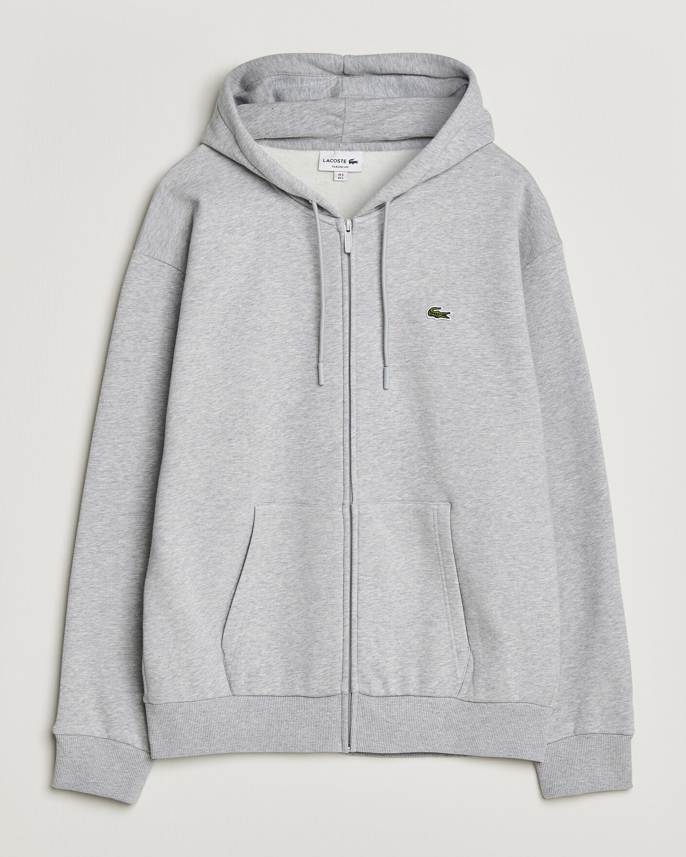 Homme | Pulls Et Tricots | Lacoste | Full Zip Hoodie Silver Chine
