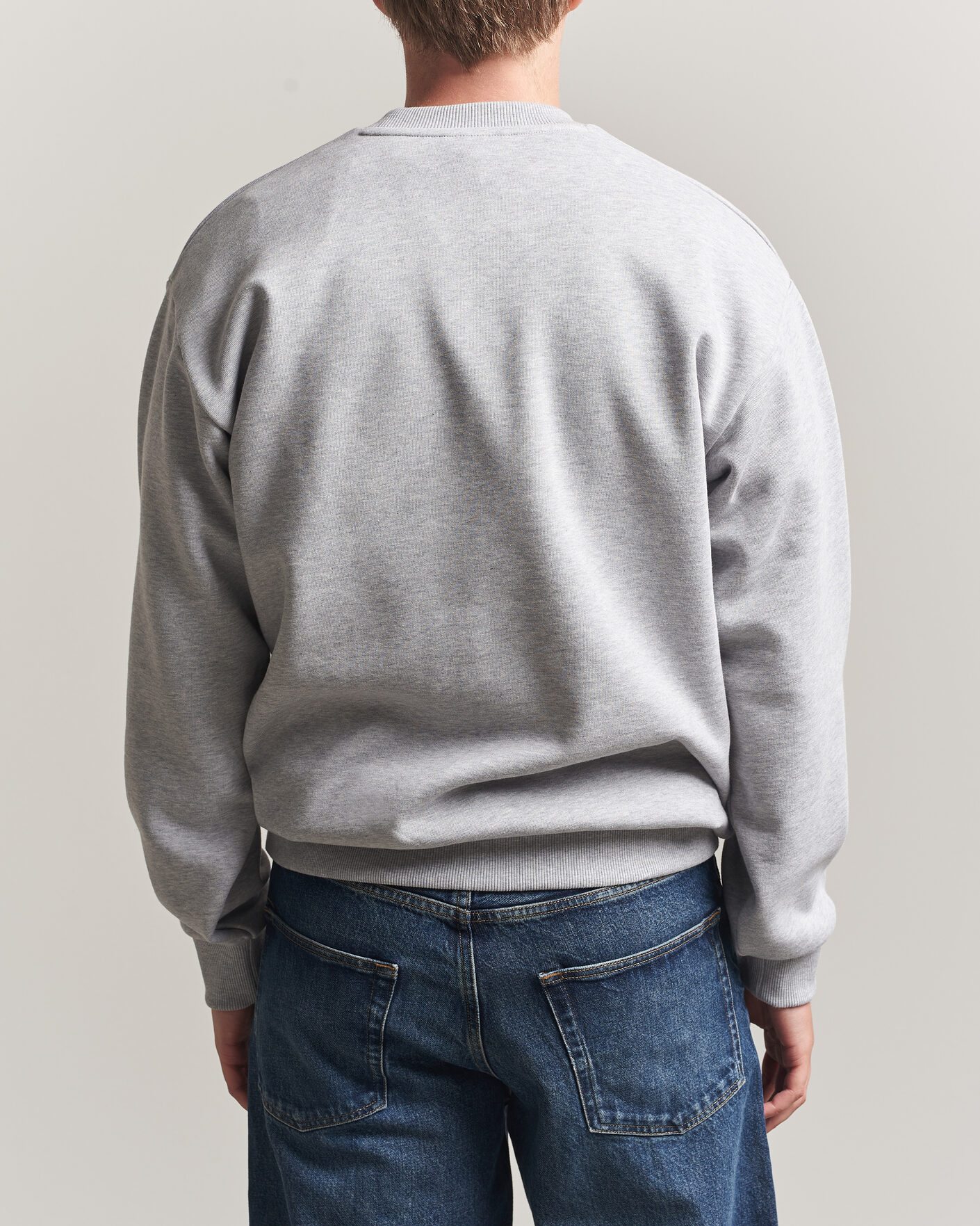 Homme | Pulls Et Tricots | Lacoste | Crew Neck Sweatshirt Silver Chine