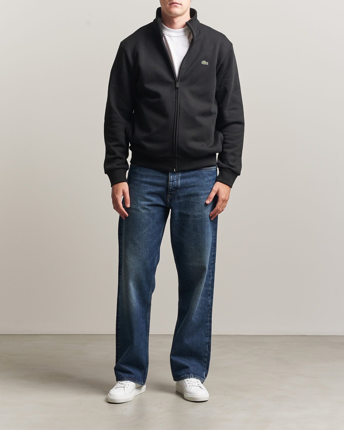 Homme | Pulls Et Tricots | Lacoste | Full Zip Sweater Black