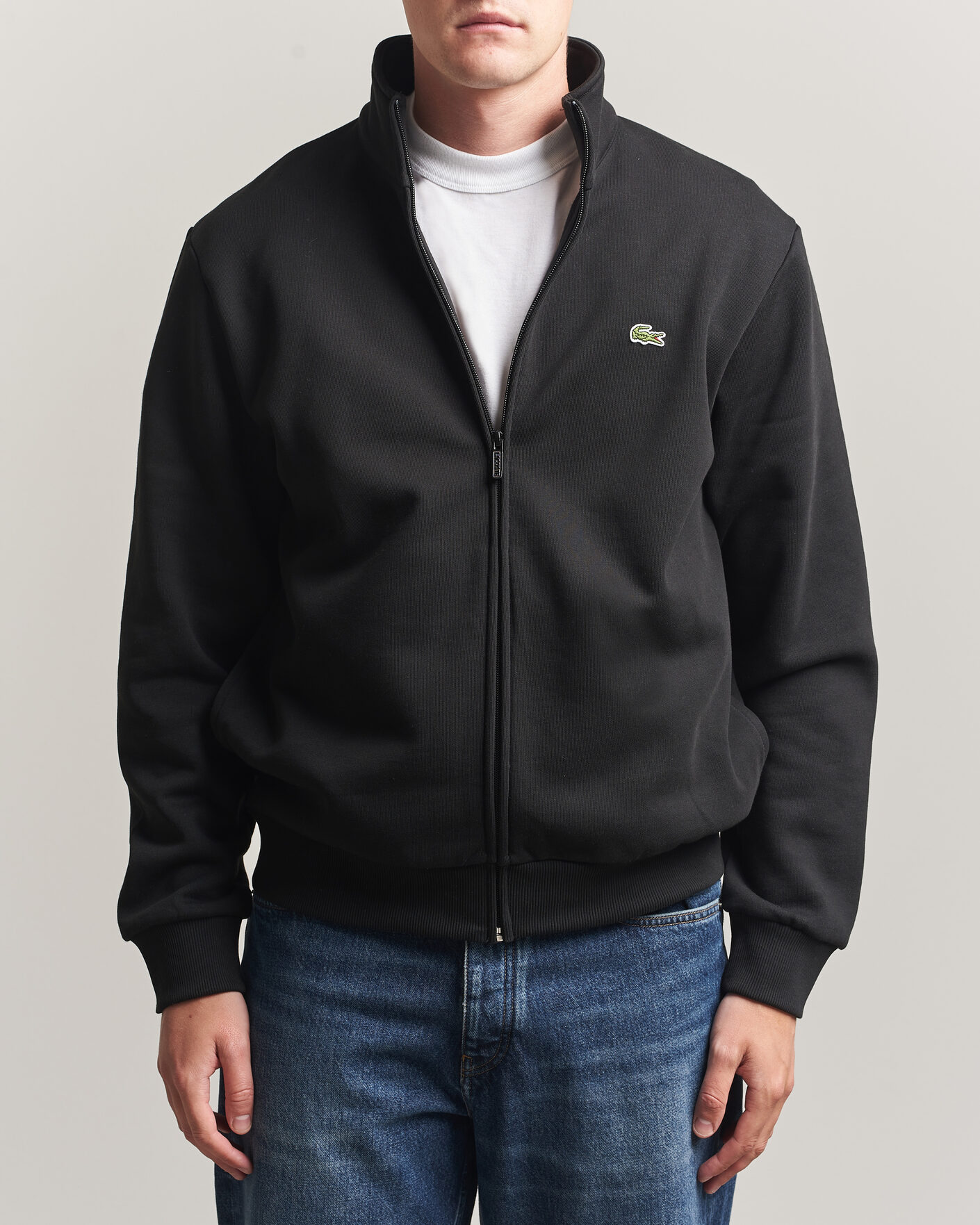Homme | Pulls Et Tricots | Lacoste | Full Zip Sweater Black