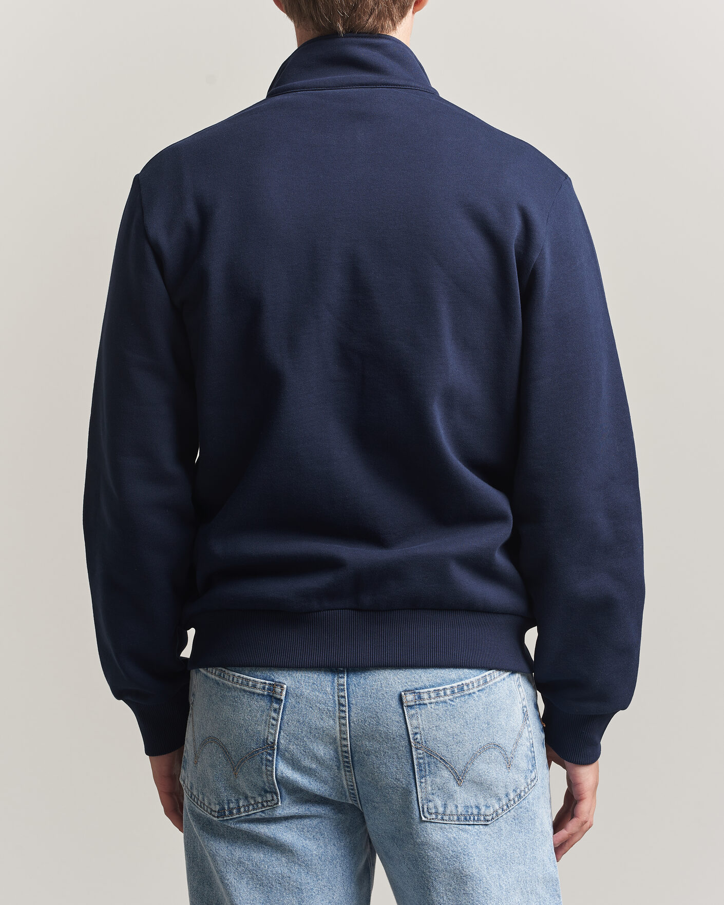Homme | Pulls Et Tricots | Lacoste | Full Zip Sweater Navy Blue
