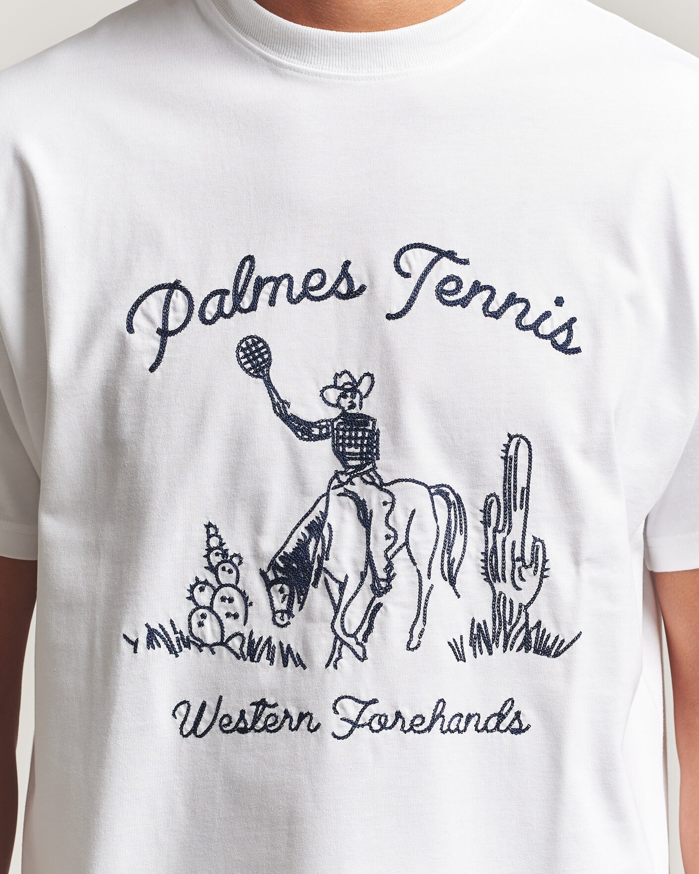 Homme | T-shirts | Palmes | Western T-Shirt White