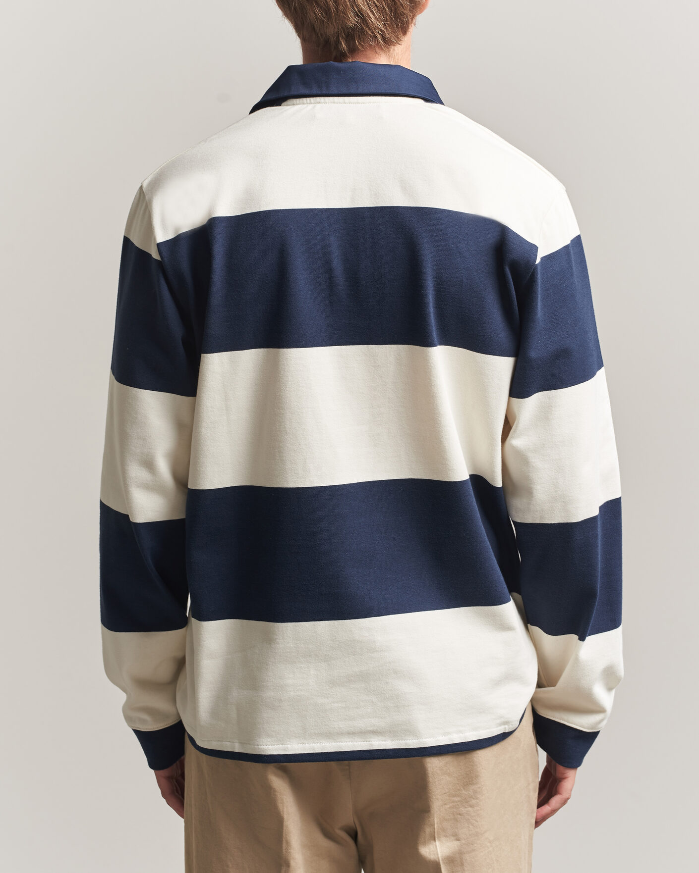Homme | Pulls Et Tricots | Palmes | Ball Rugby Shirt Navy Stripe
