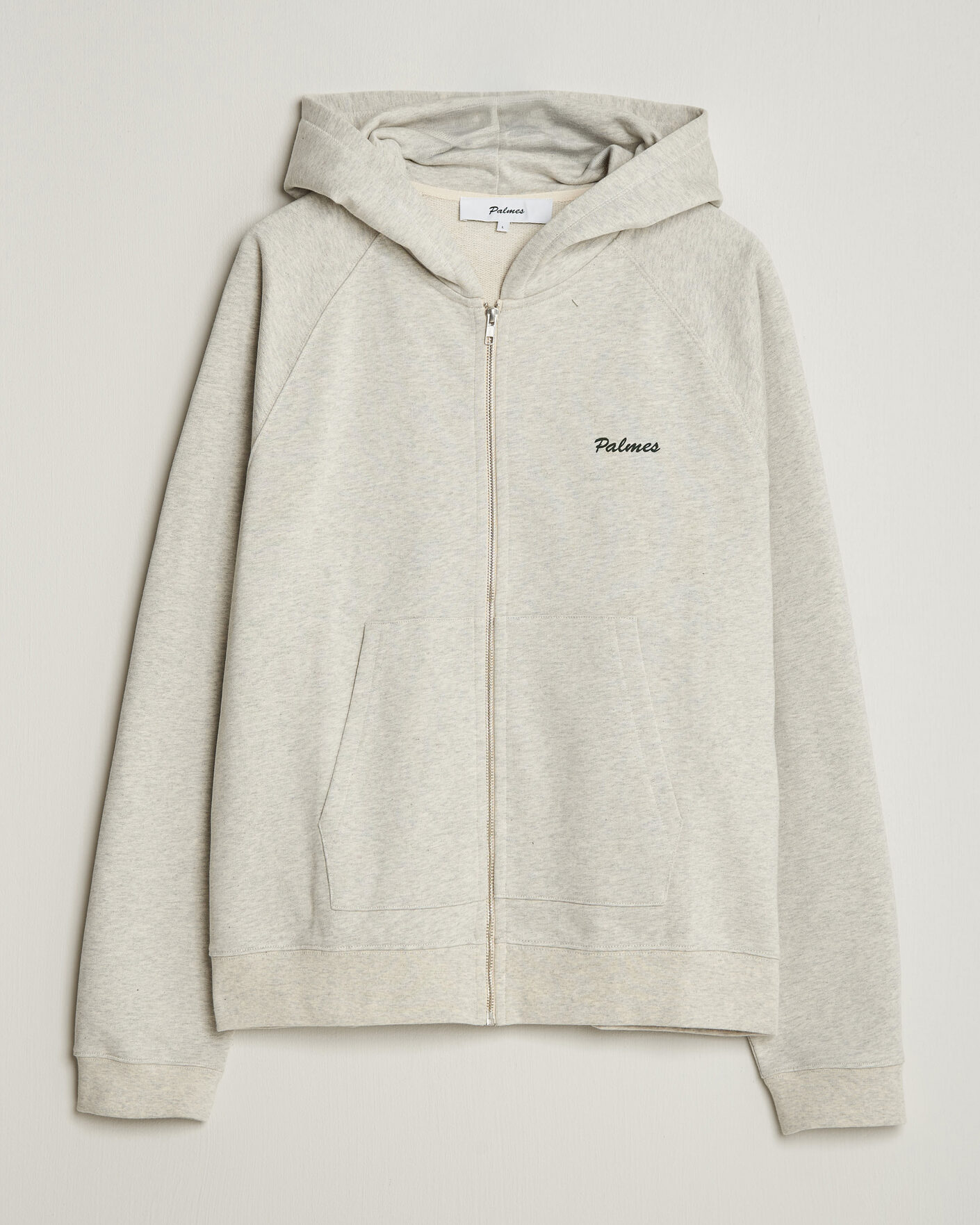 Homme | Pulls Et Tricots | Palmes | Logo Zip Hoodie Grey Melange