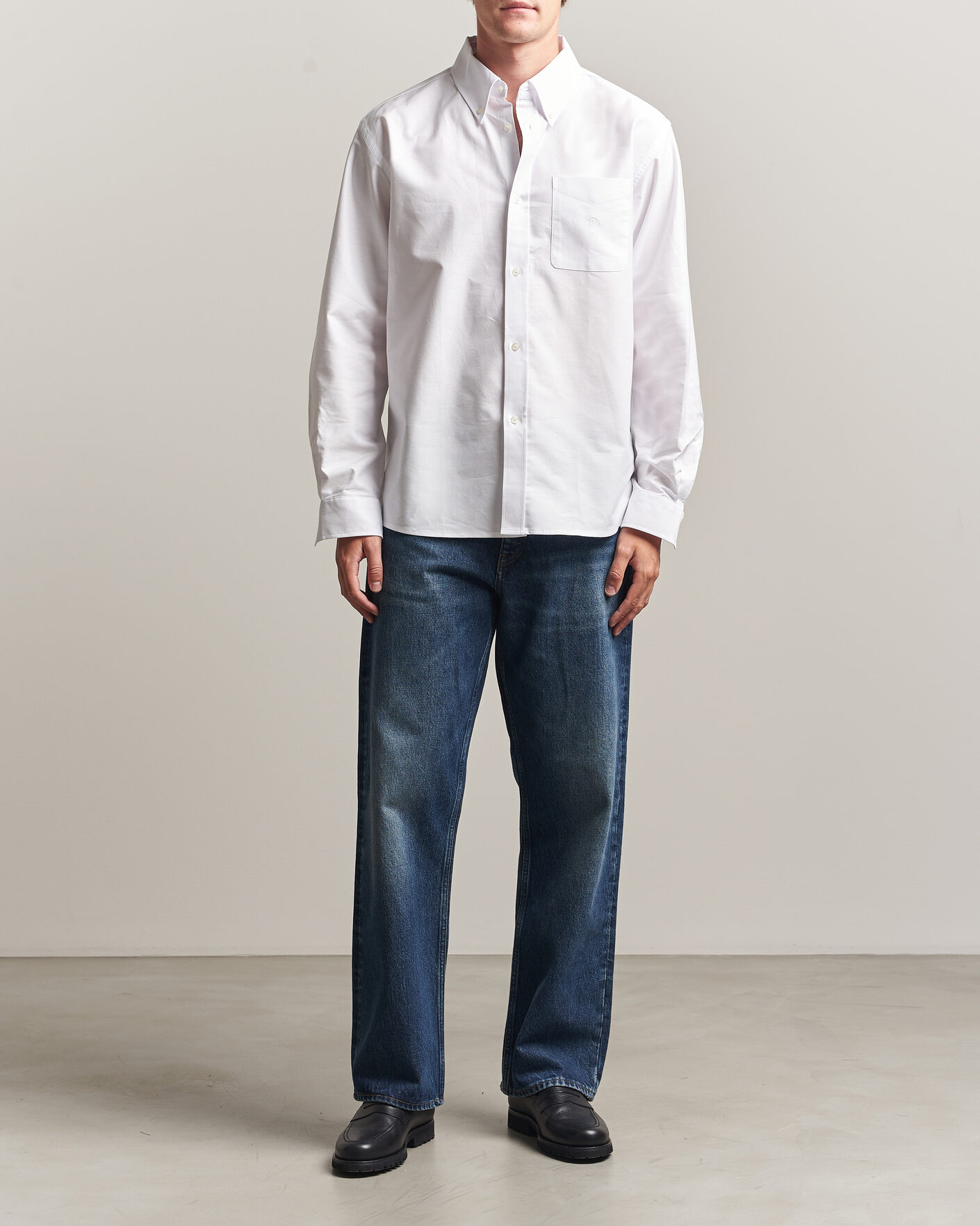 Homme | Chemises | Palmes | Deuce Oxford Shirt White