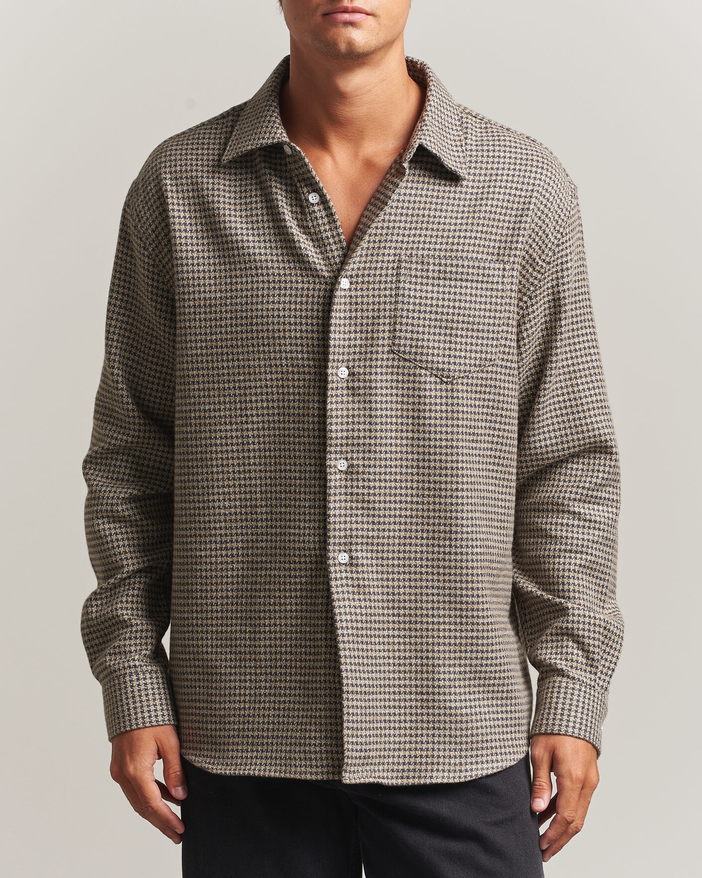 Homme | Chemises | Palmes | Serve Shirt Olive Check