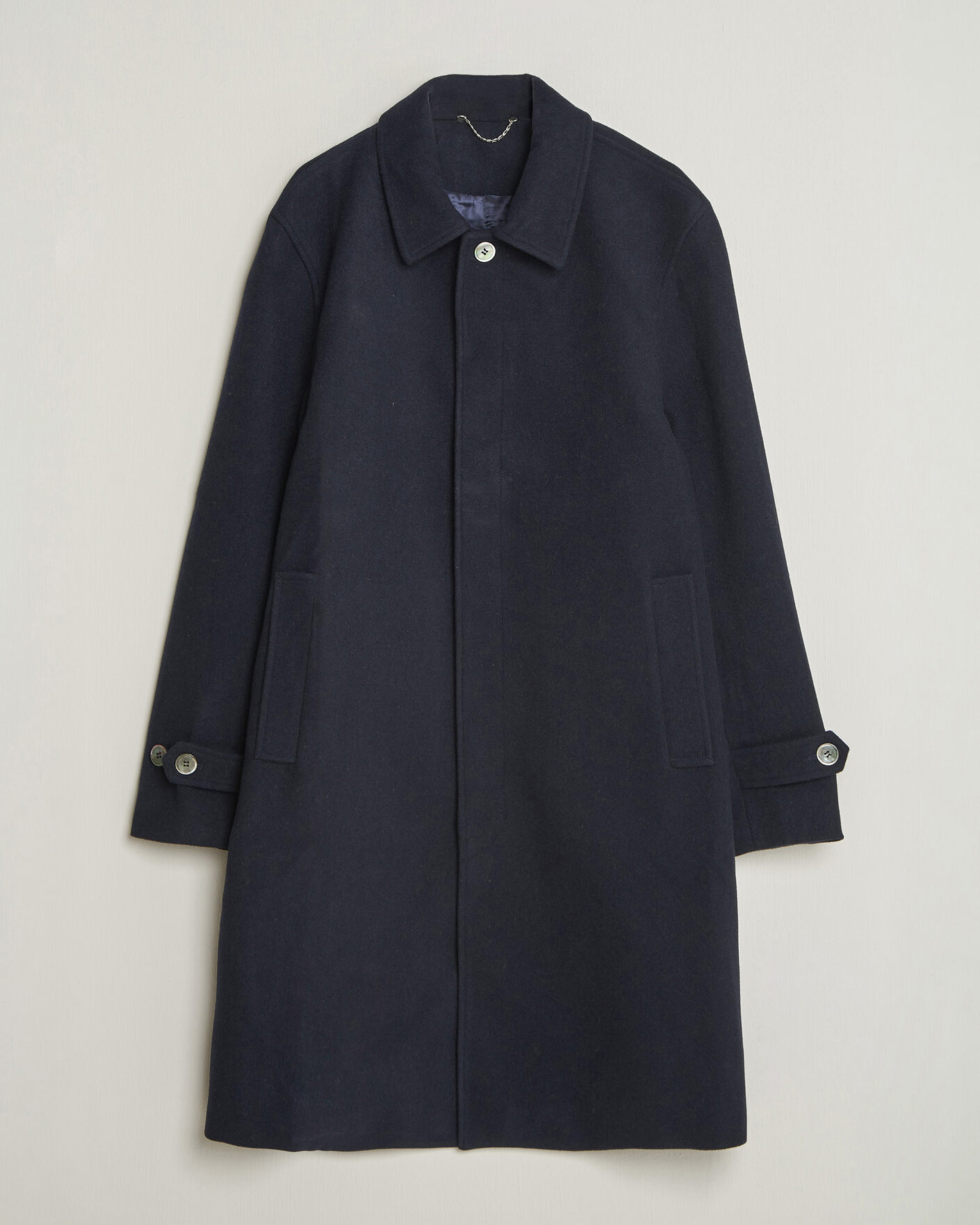 Homme | Manteaux Et Vestes | Palmes | Cedric Wool Coat Navy