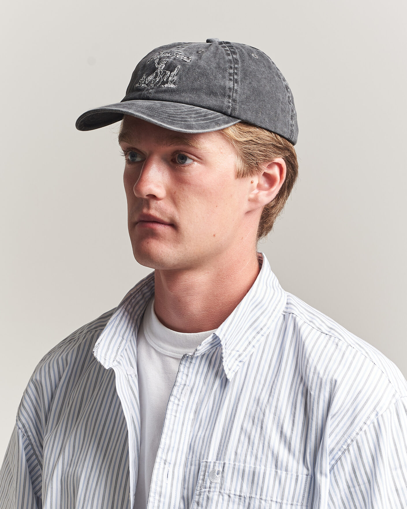 Homme | Bobs Et Casquettes | Palmes | Western 6-Panel Cap Charcoal