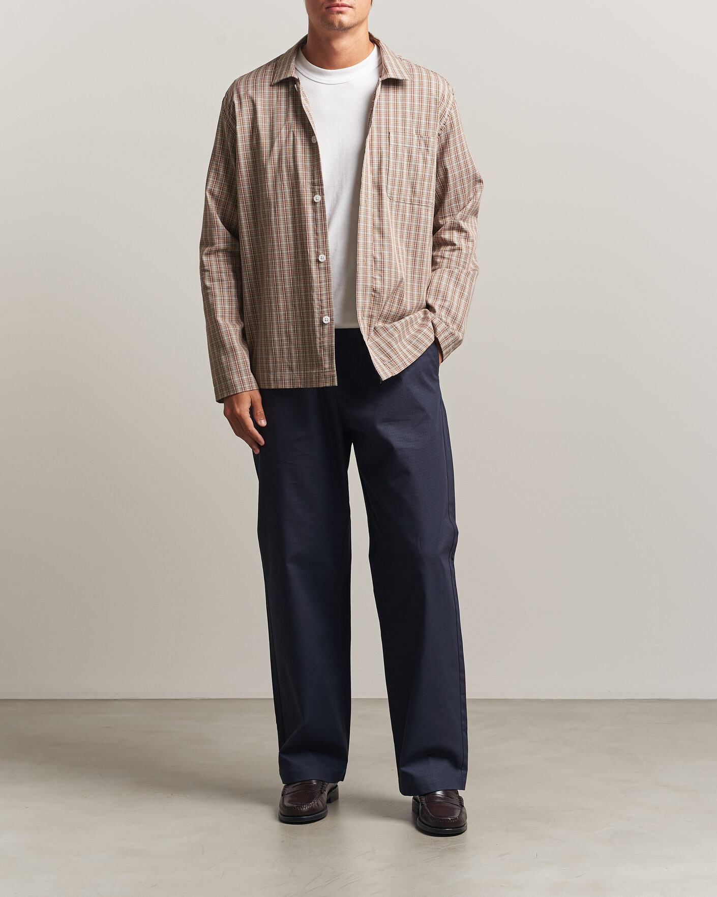 Homme | Pantalons | Palmes | Lucien Ripstop Trousers Navy