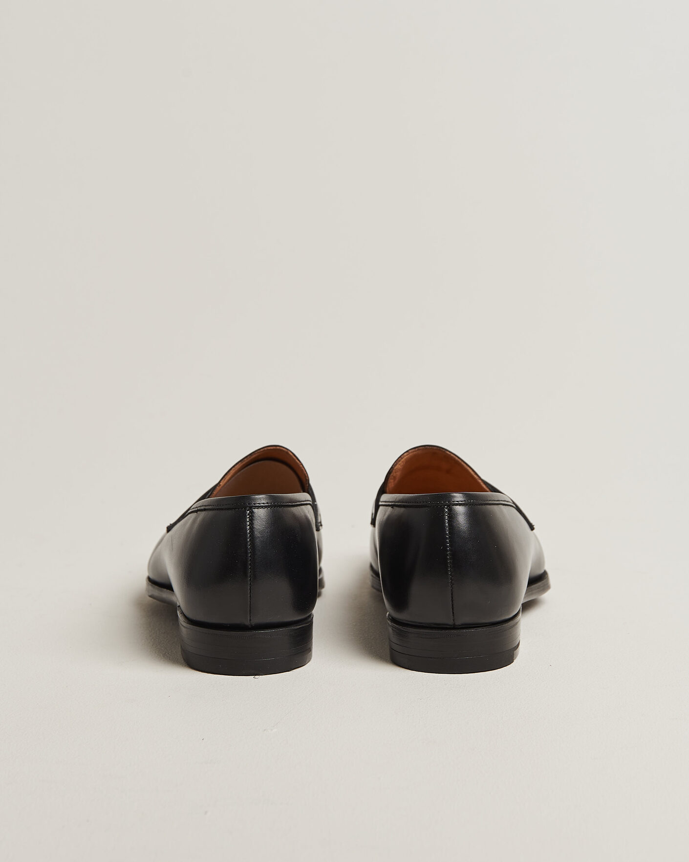 Homme | Loafers | Crockett & Jones | Crawford Handgrade Penny Loafer Black Calf