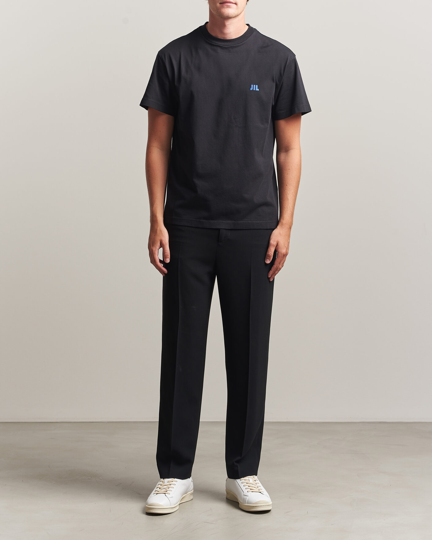 Homme | T-shirts | Jil Sander | Short Sleeve Jil Logo T-Shirt Black