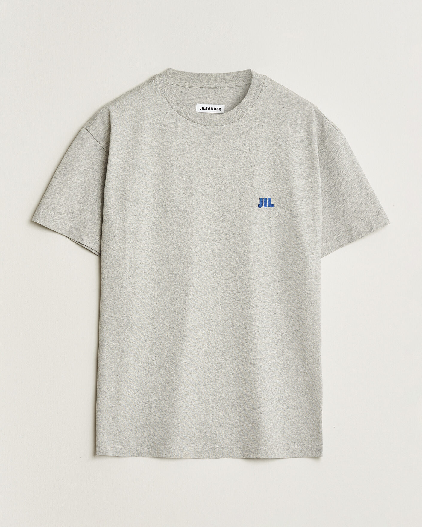 Homme | T-shirts | Jil Sander | Short Sleeve Jil Logo T-Shirt Light Grey