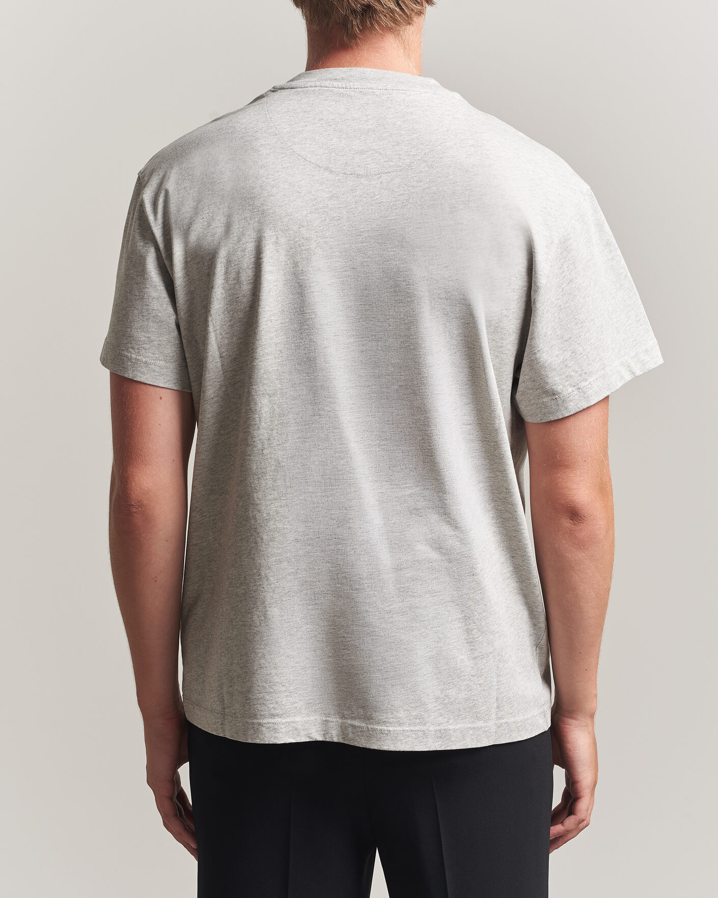 Homme | T-shirts | Jil Sander | Short Sleeve Jil Logo T-Shirt Light Grey