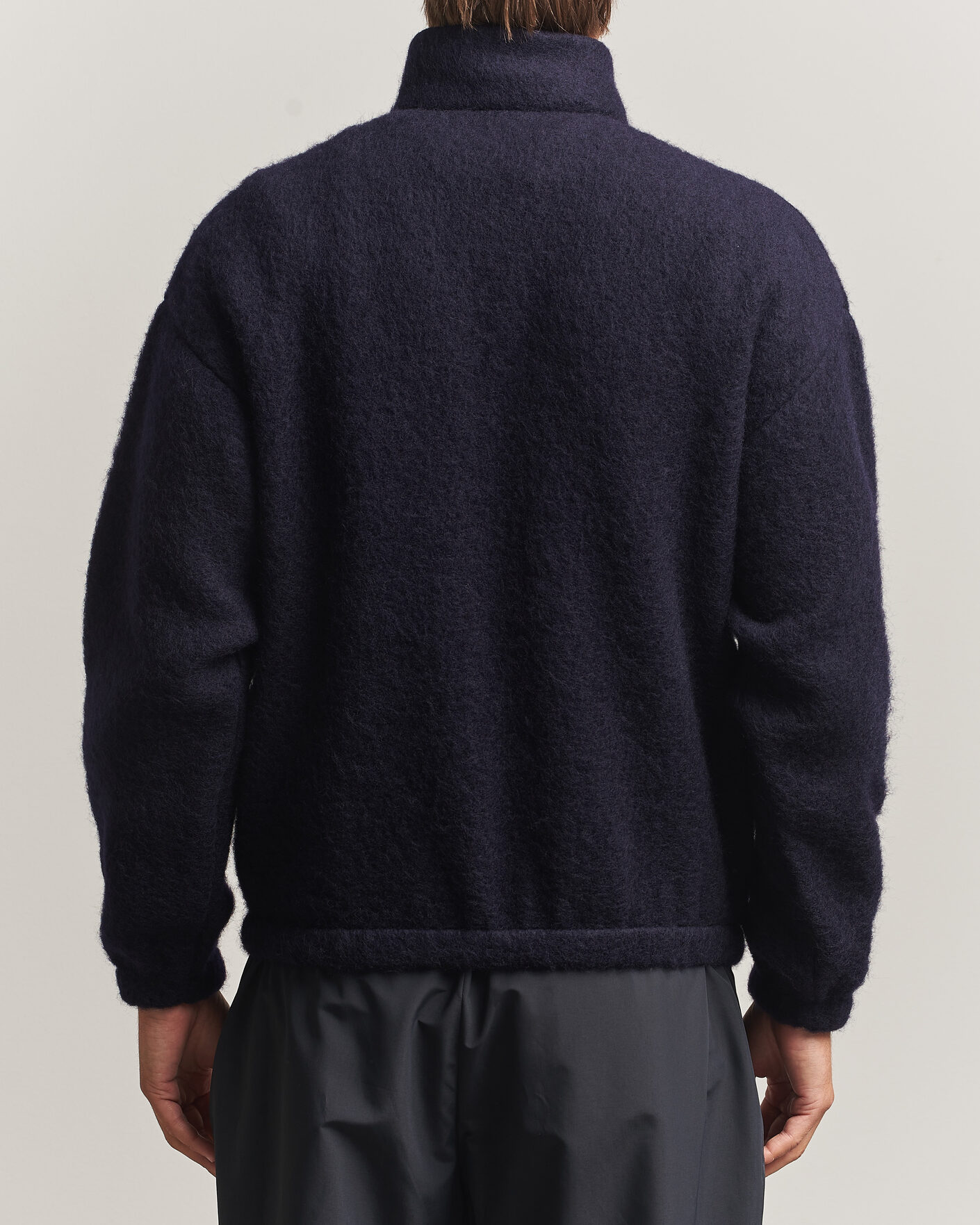 Homme | Pulls Et Tricots | Jil Sander | Half Zip Fleece Sweater Navy