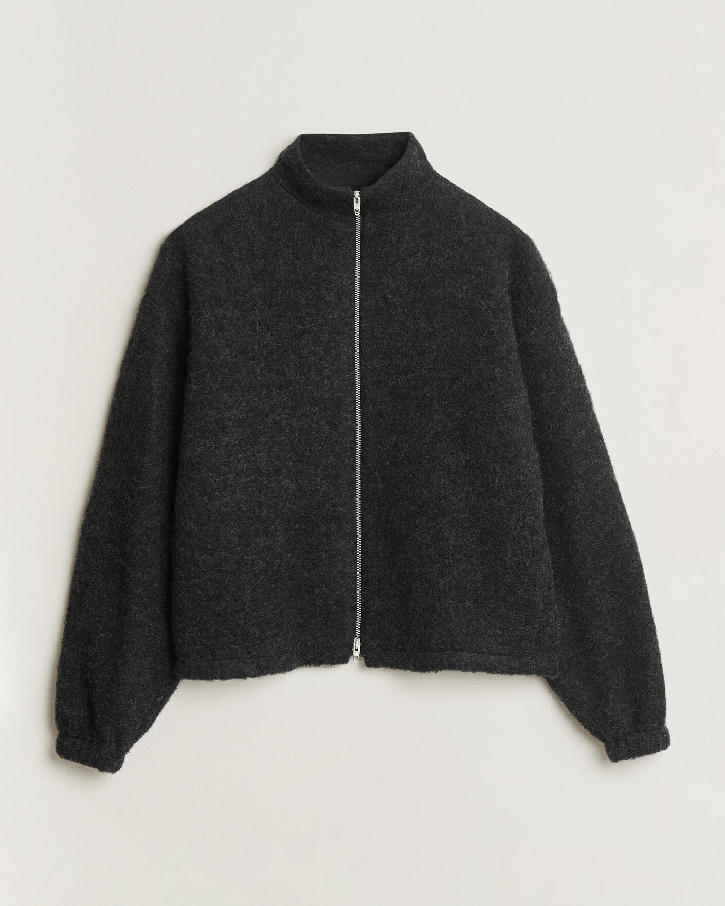 Homme | Manteaux Et Vestes | Jil Sander | Full Zip Fleece Jacket Charcoal