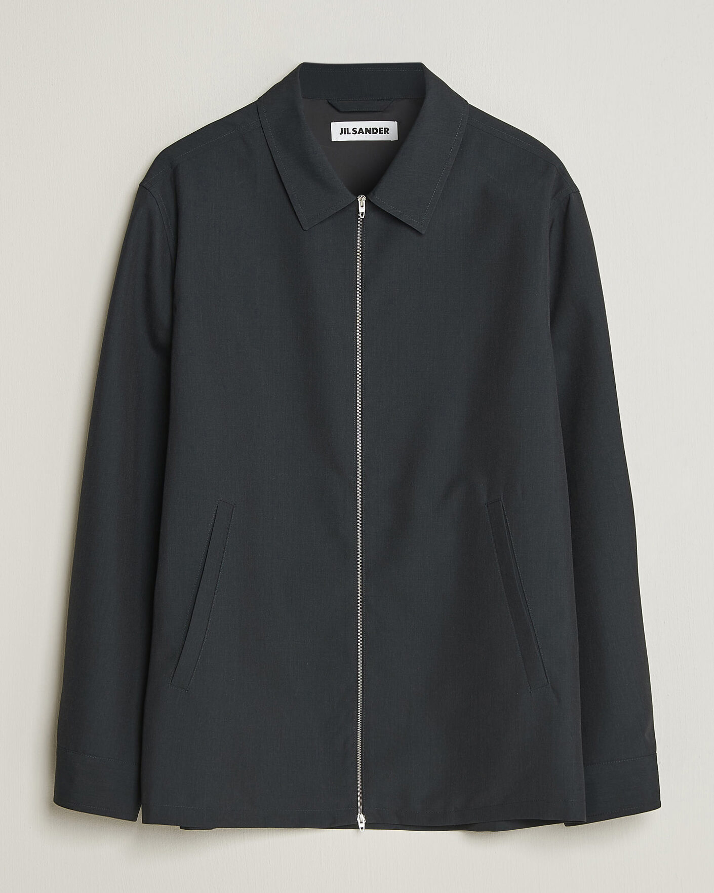 Homme | Chemises | Jil Sander | Zip Shirt Jacket Charcoal