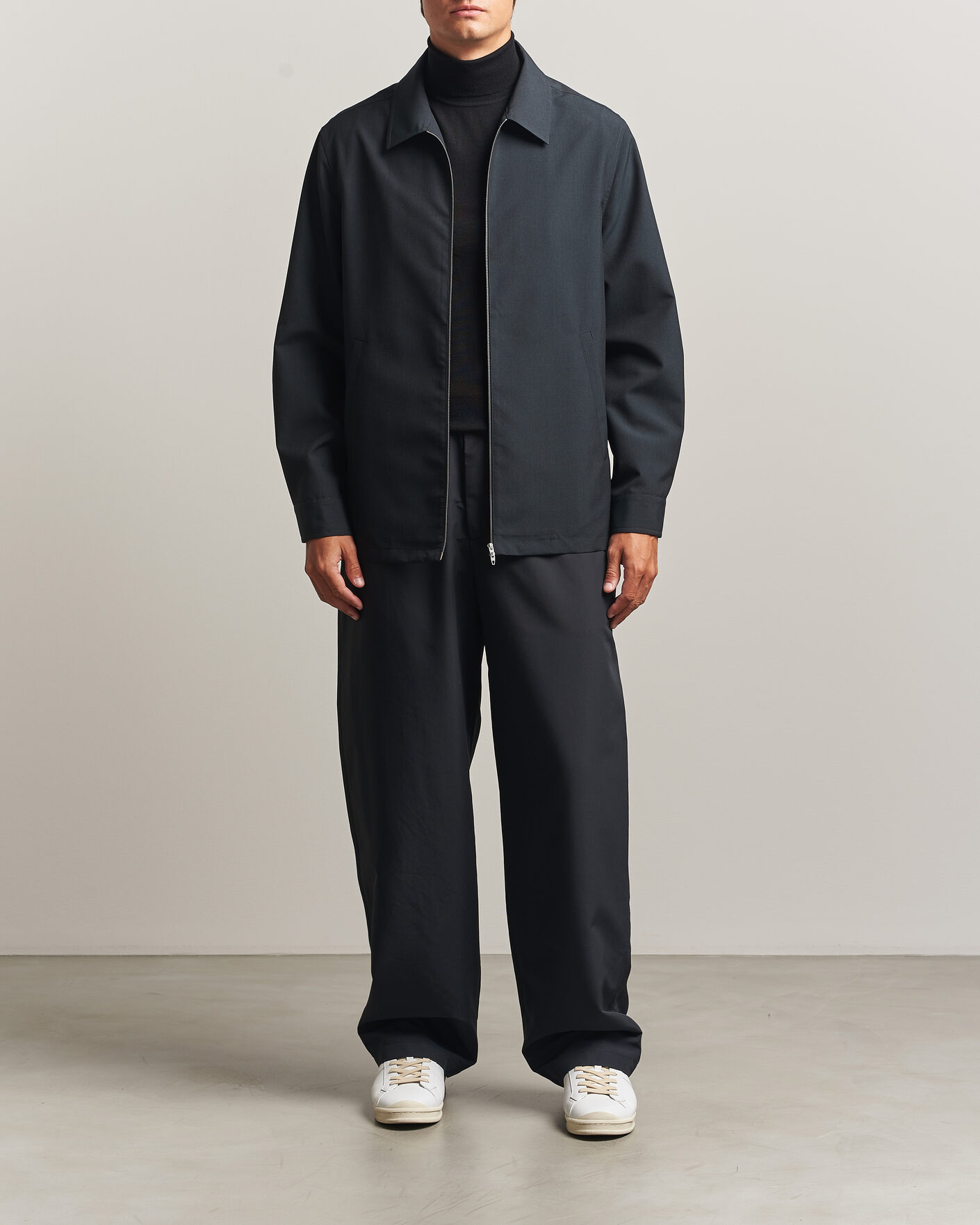 Homme | Chemises | Jil Sander | Zip Shirt Jacket Charcoal