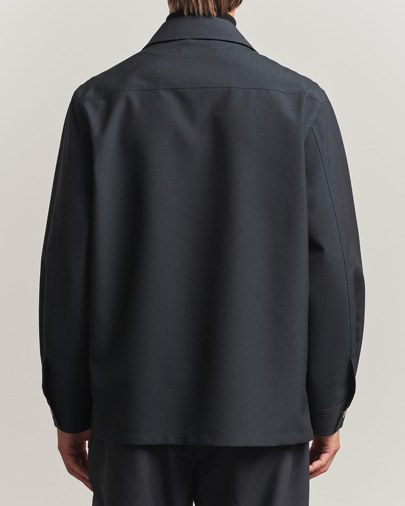 Homme | Chemises | Jil Sander | Zip Shirt Jacket Charcoal