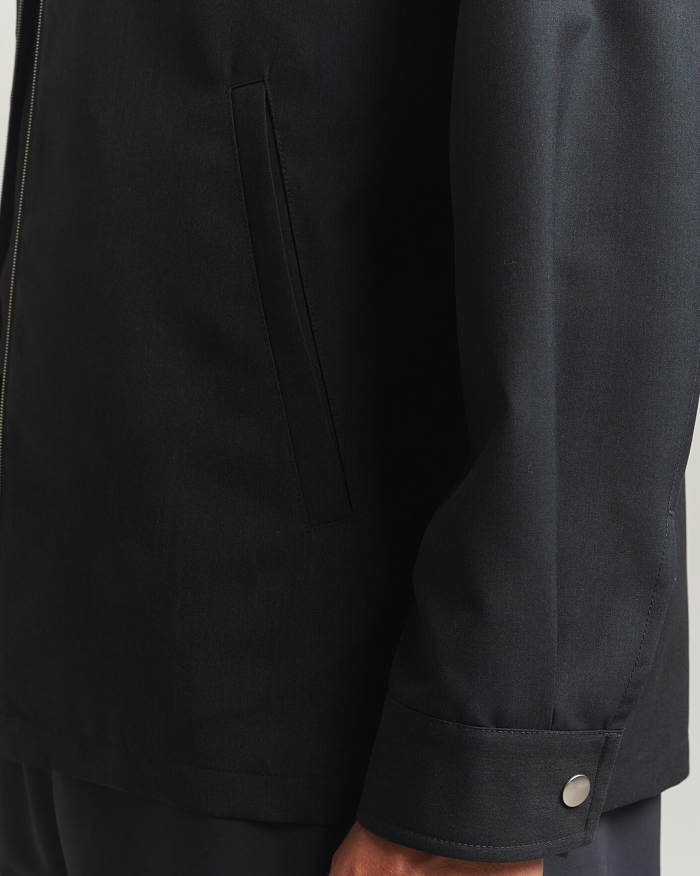 Homme | Chemises | Jil Sander | Zip Shirt Jacket Charcoal