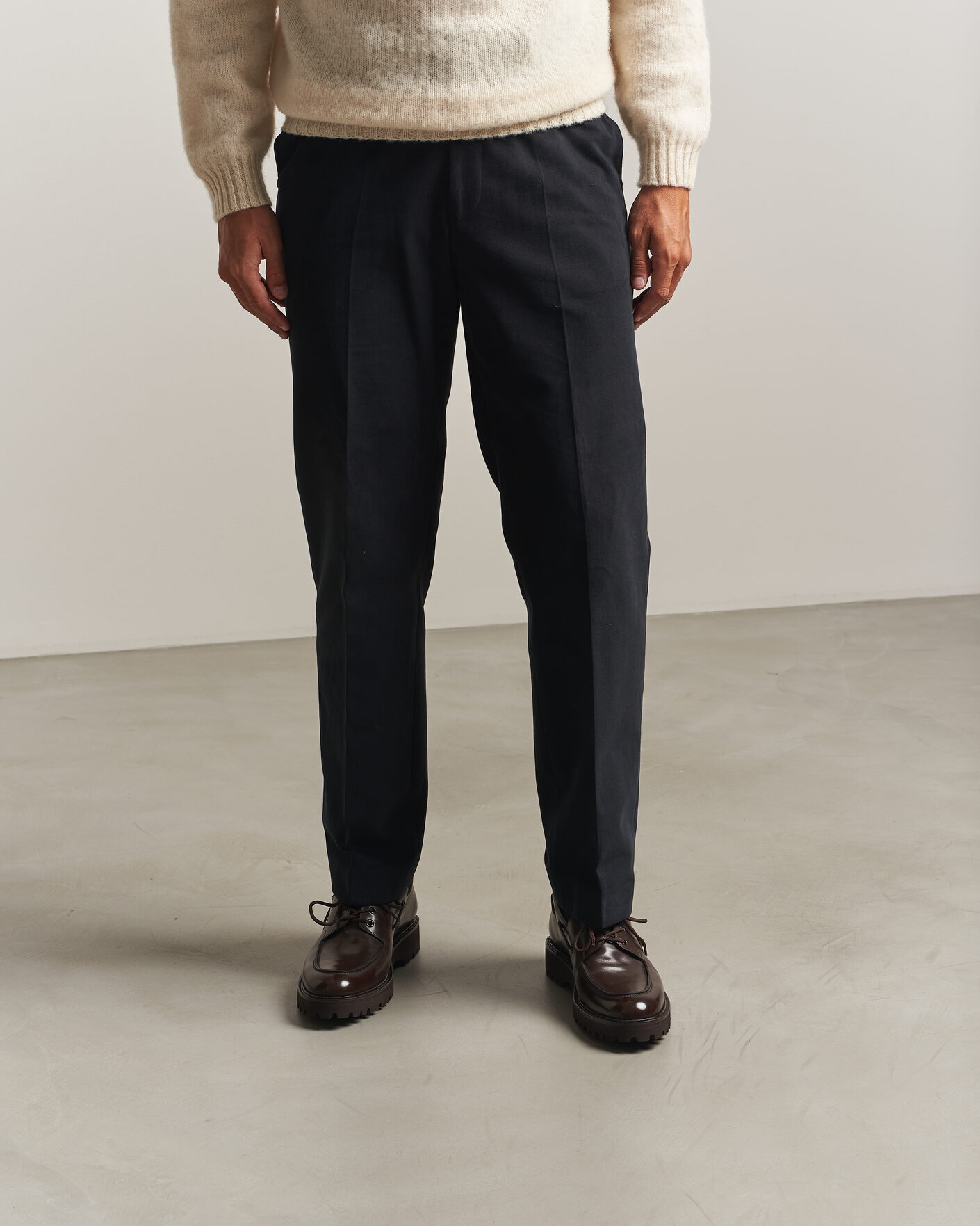 Homme | Derbies | John Lobb | Tide Moc Toe Derby Dark Brown Calf