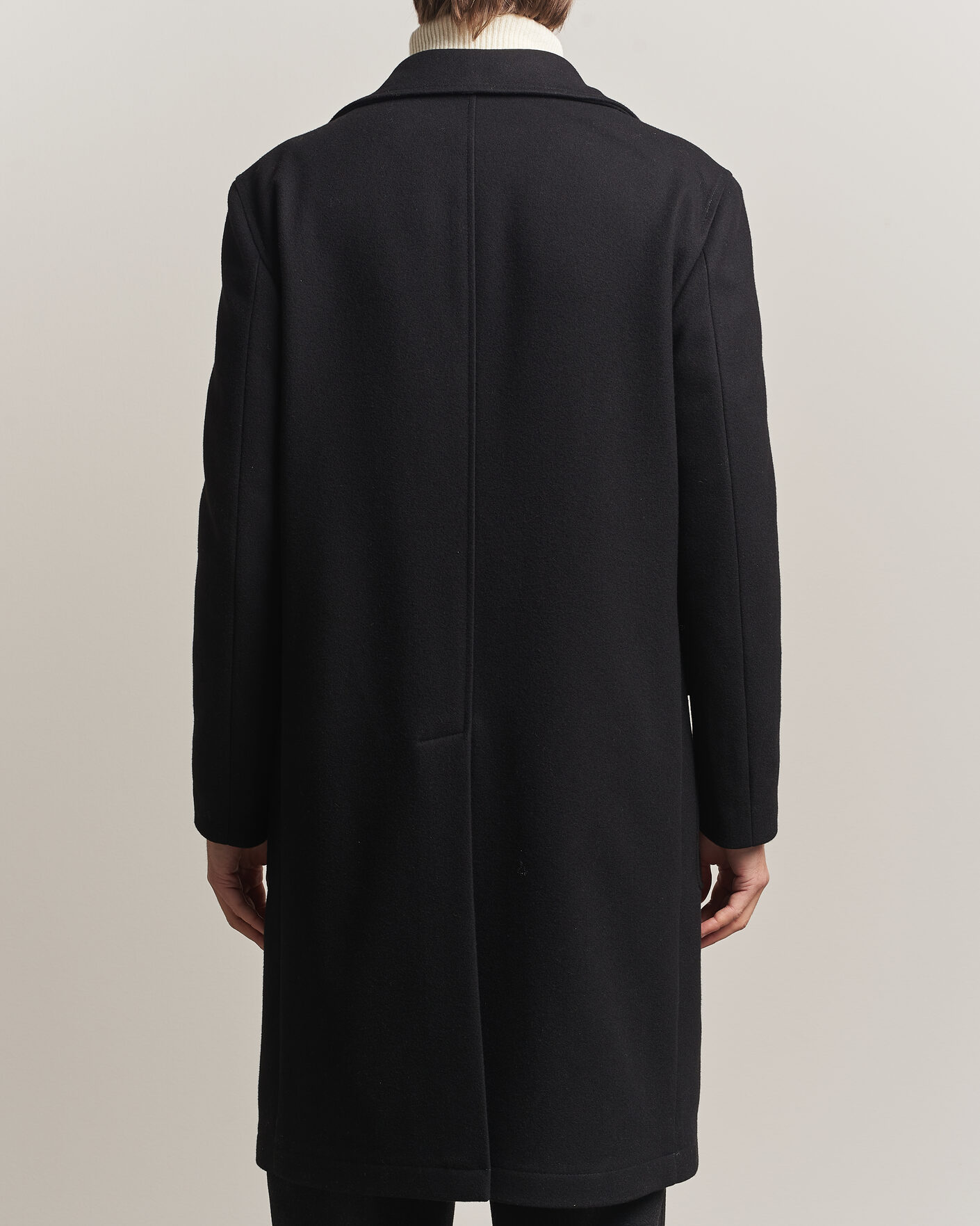 Homme | Manteaux Et Vestes | L.B.M. 1911 | Double Breasted Wool/Cashmere Coat Black