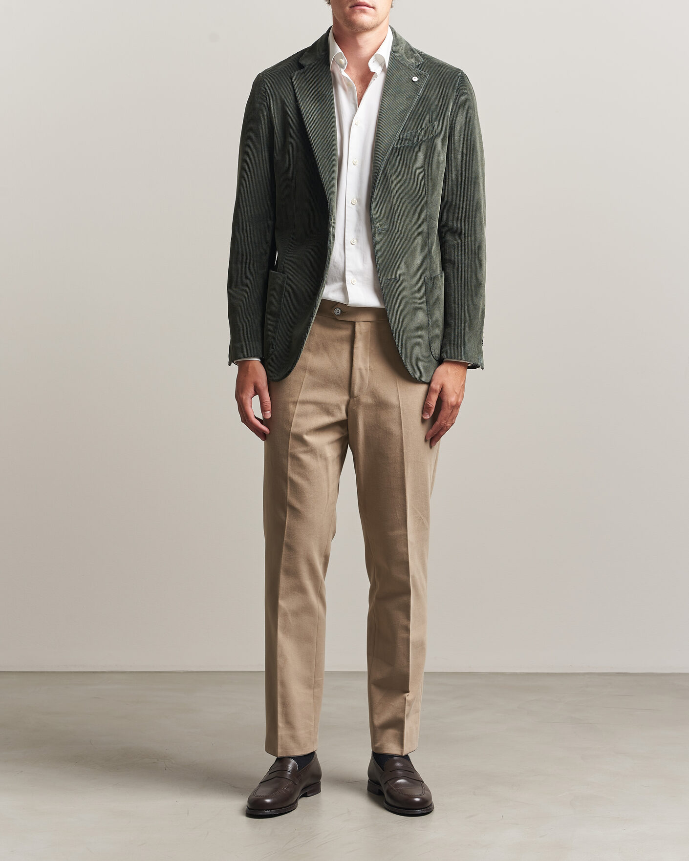 Homme | Blazers | L.B.M. 1911 | Jack Corduroy Blazer Soft Green
