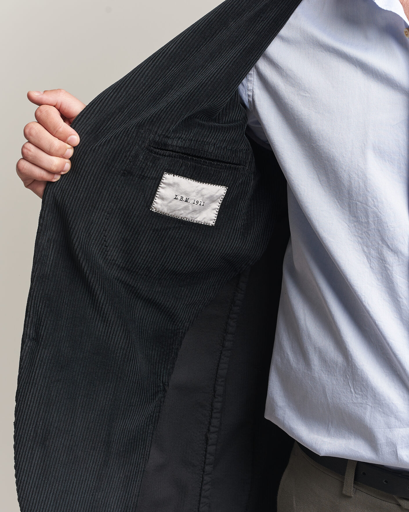 Homme | Blazers | L.B.M. 1911 | Jack Corduroy Blazer Black